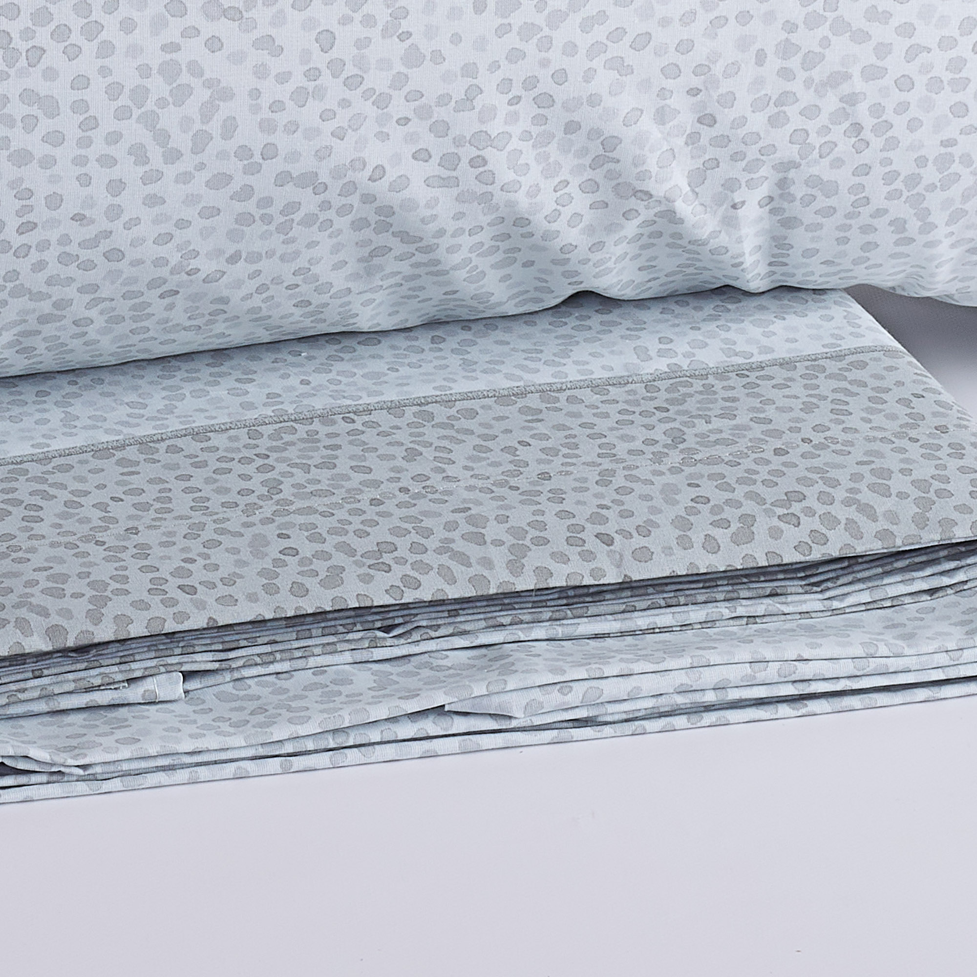 Chaos Cotton Sheet Set grigio Maè