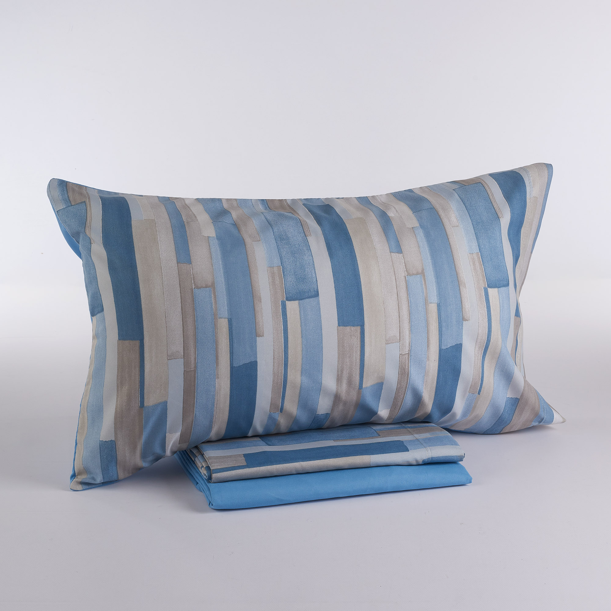 Cooper No Iron Sheet Set azzurro Maè