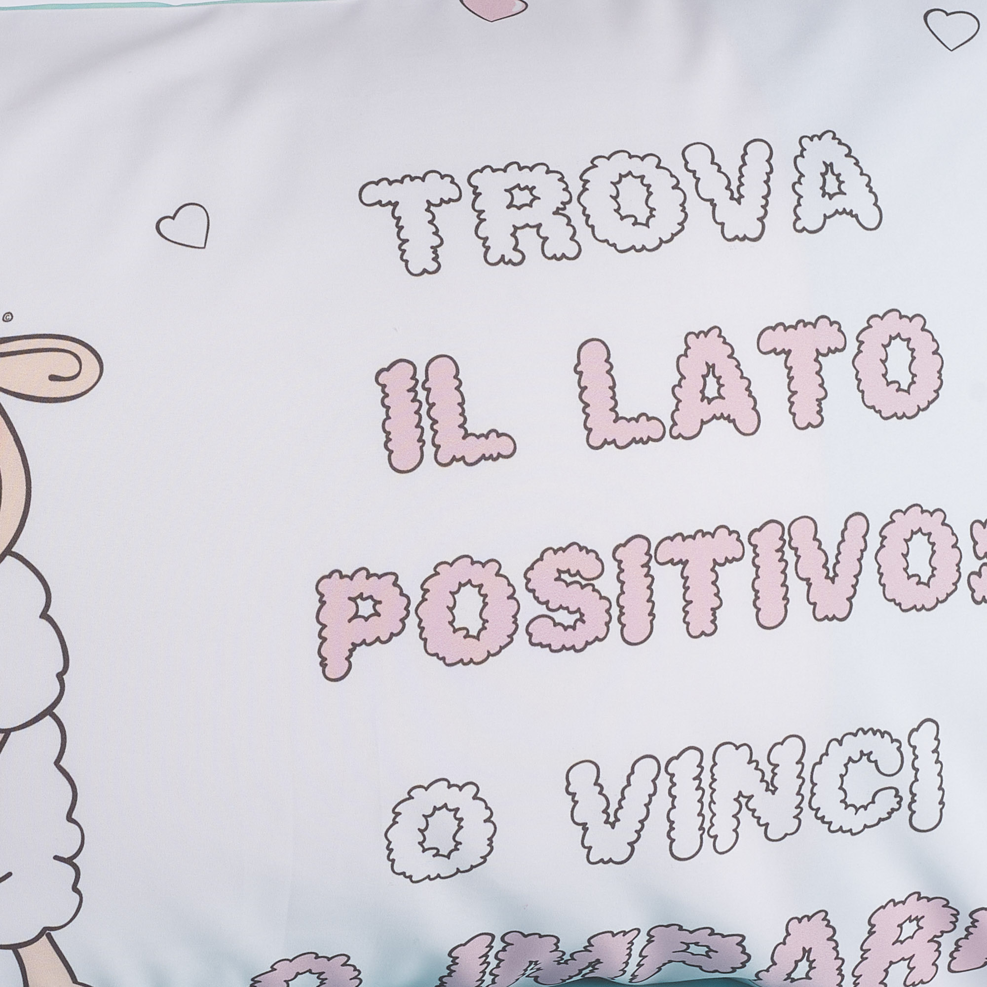 Completo Lenzuola Copriletto Lato Positivo acqua Happy People