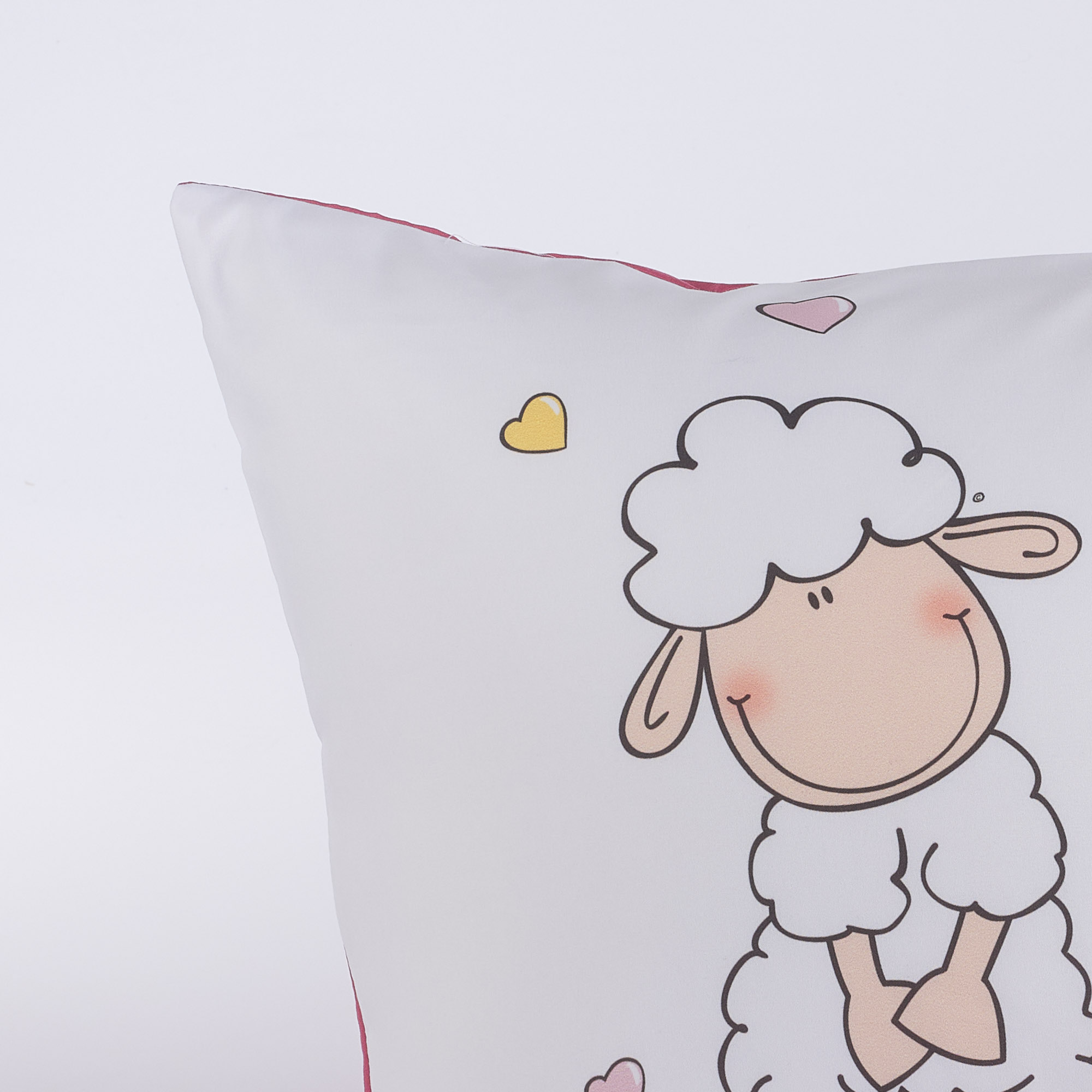 Completo Lenzuola Copriletto Lato Positivo rosa Happy People