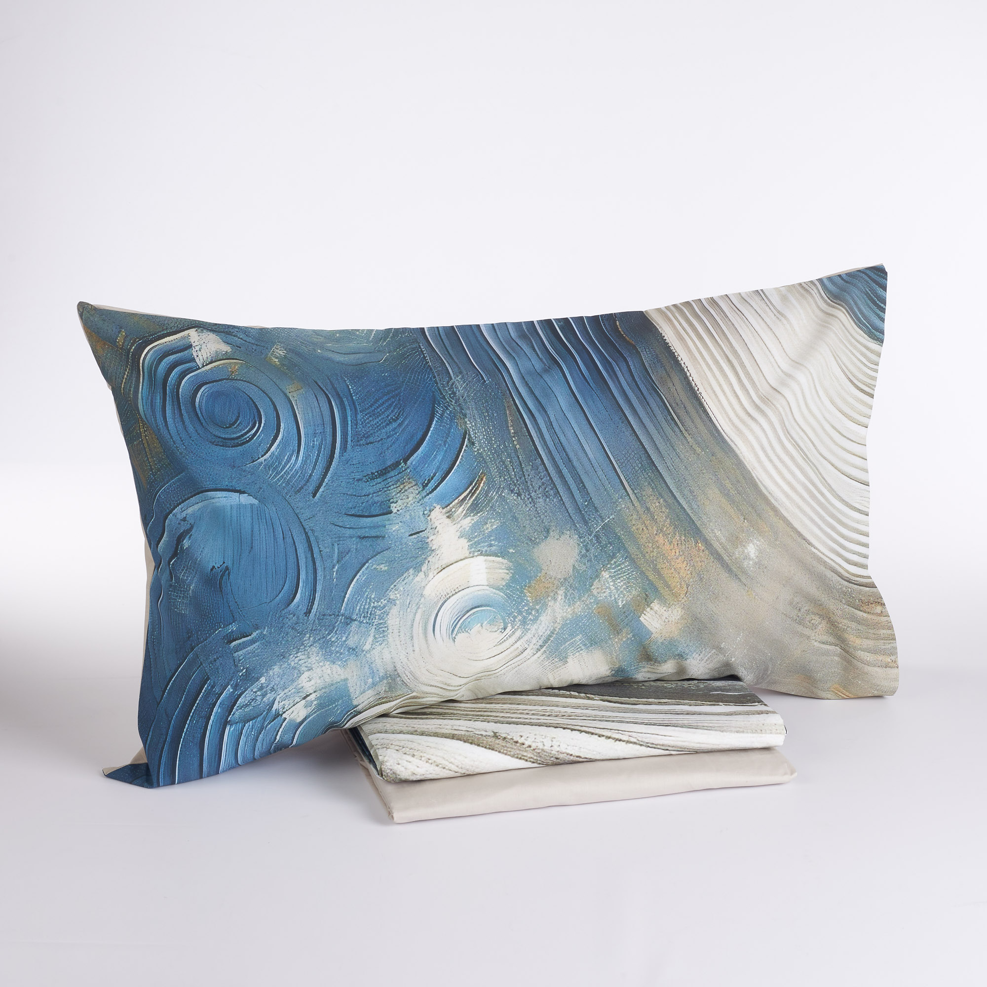 Completo Lenzuola Copriletto Materic multicolor Maè