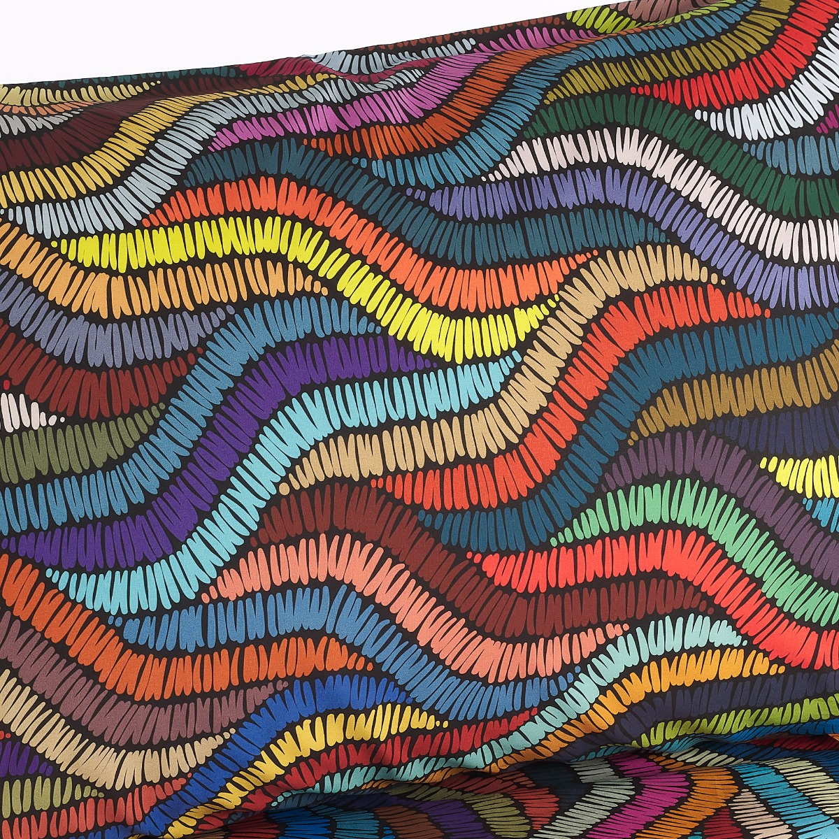 Swirls Bedspread Sheet Set multicolor Maè