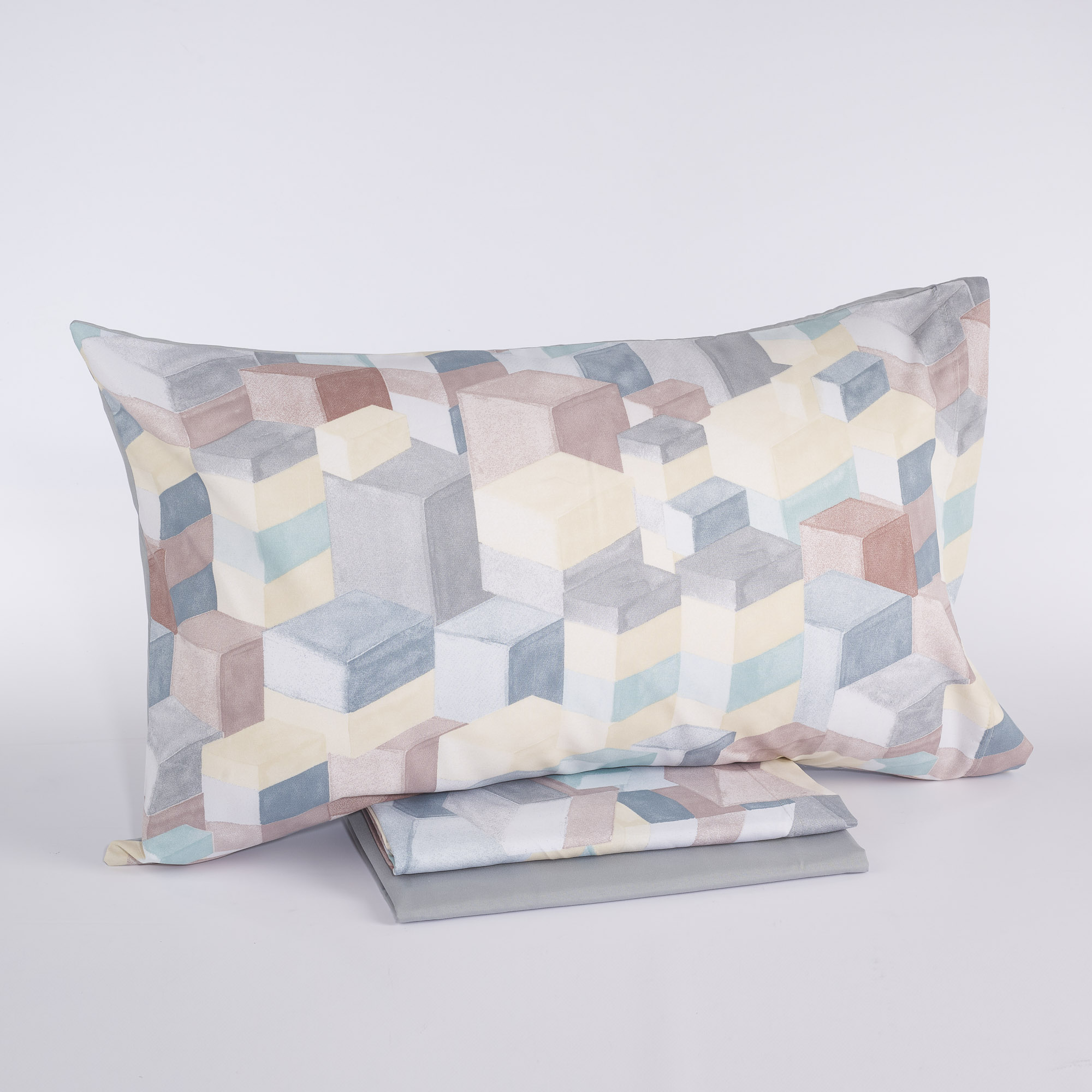 Cubrik No Iron Sheet Set naturale Maè