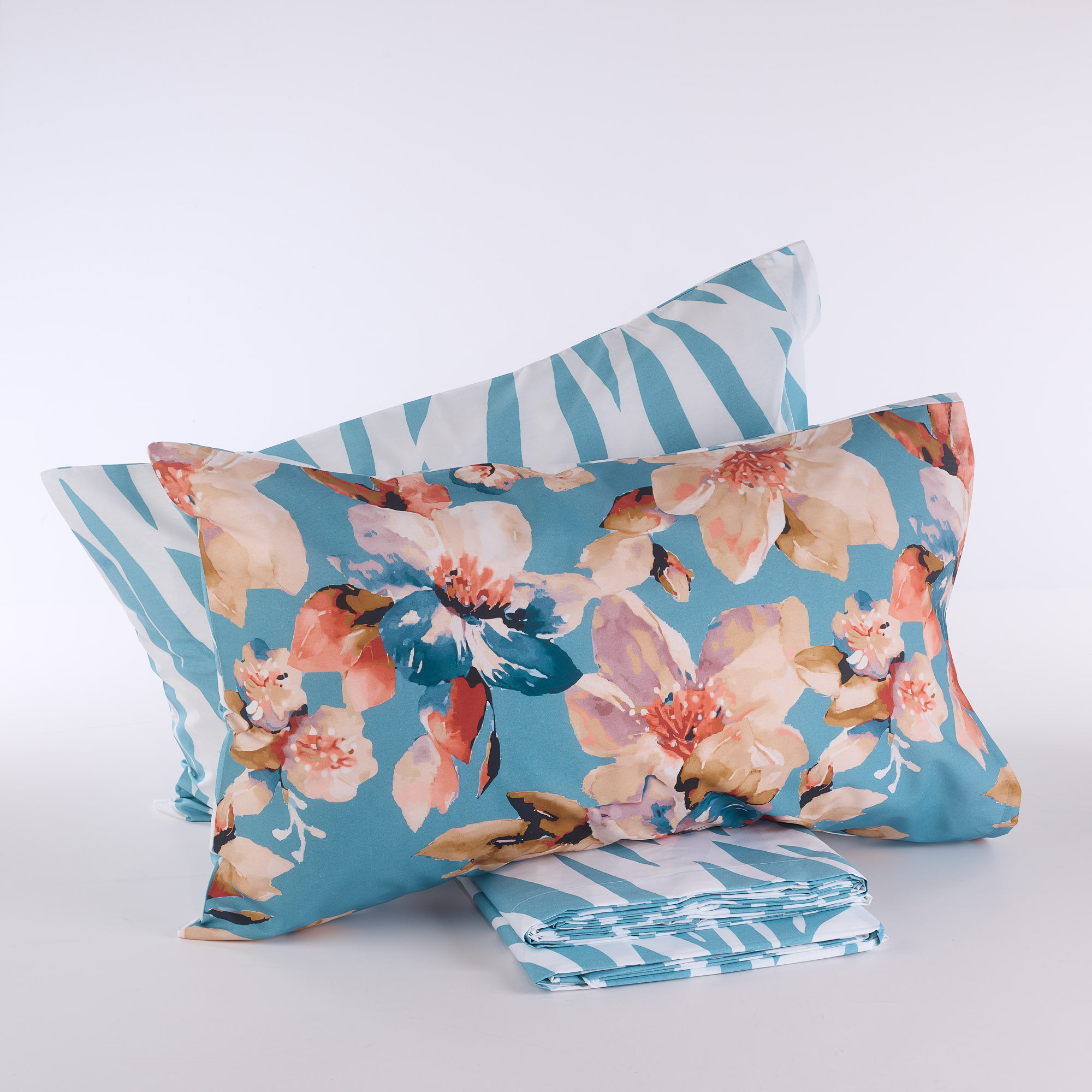 Bettlaken-Set Elisea multicolor Via Roma 60