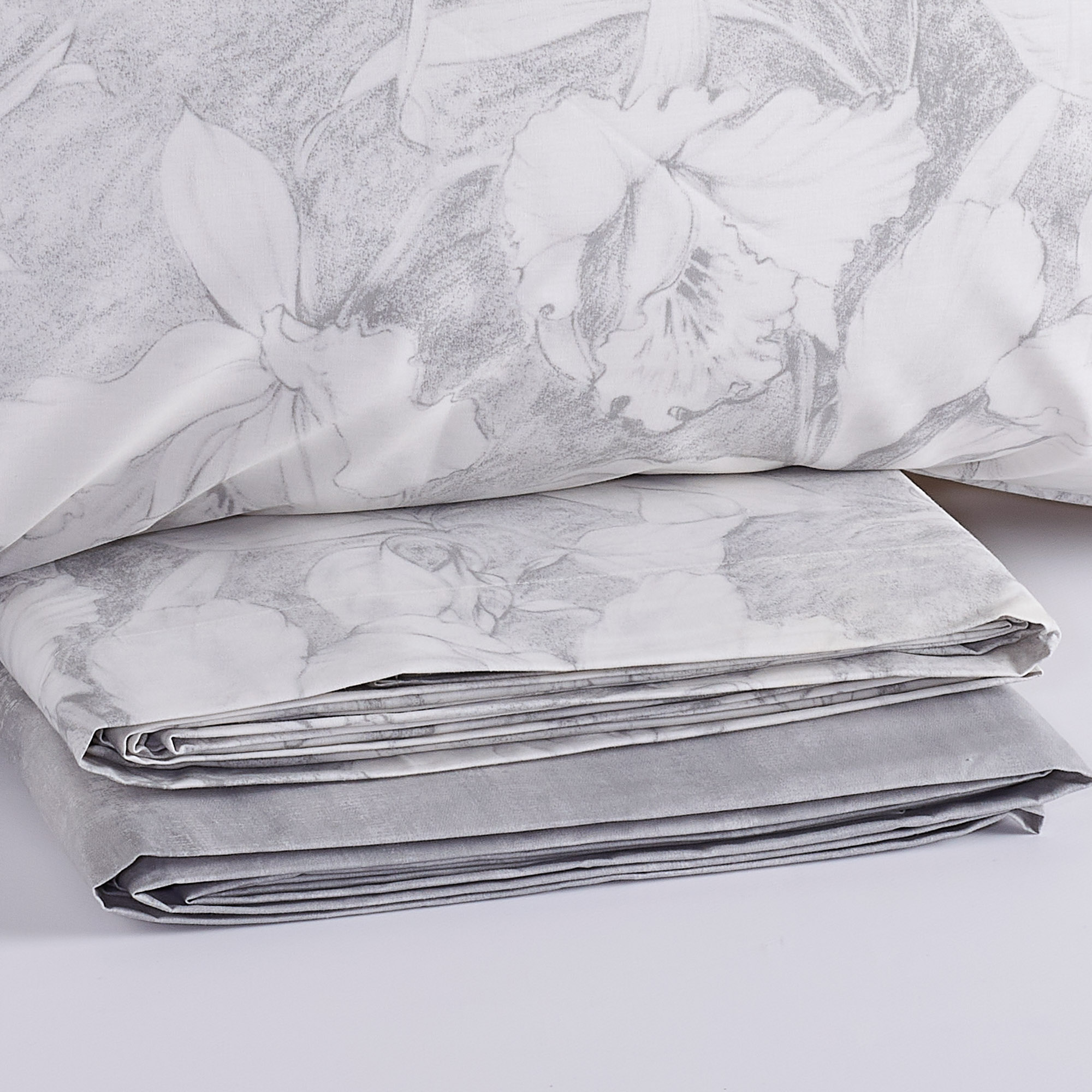 Ester Sheet Set grigio Via Roma 60