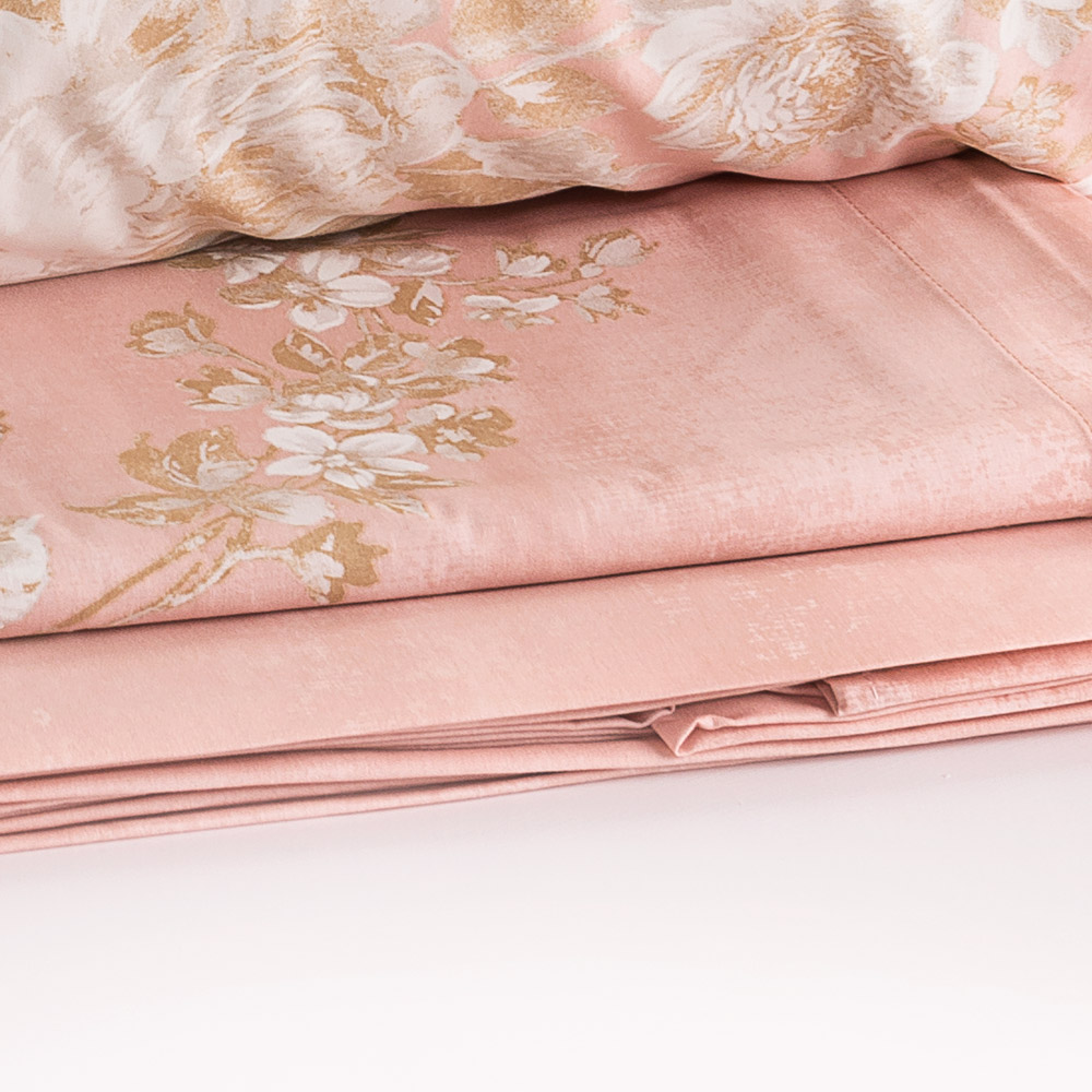 Gelsa Sheet Set in Warm Cotton rosa antico Maè