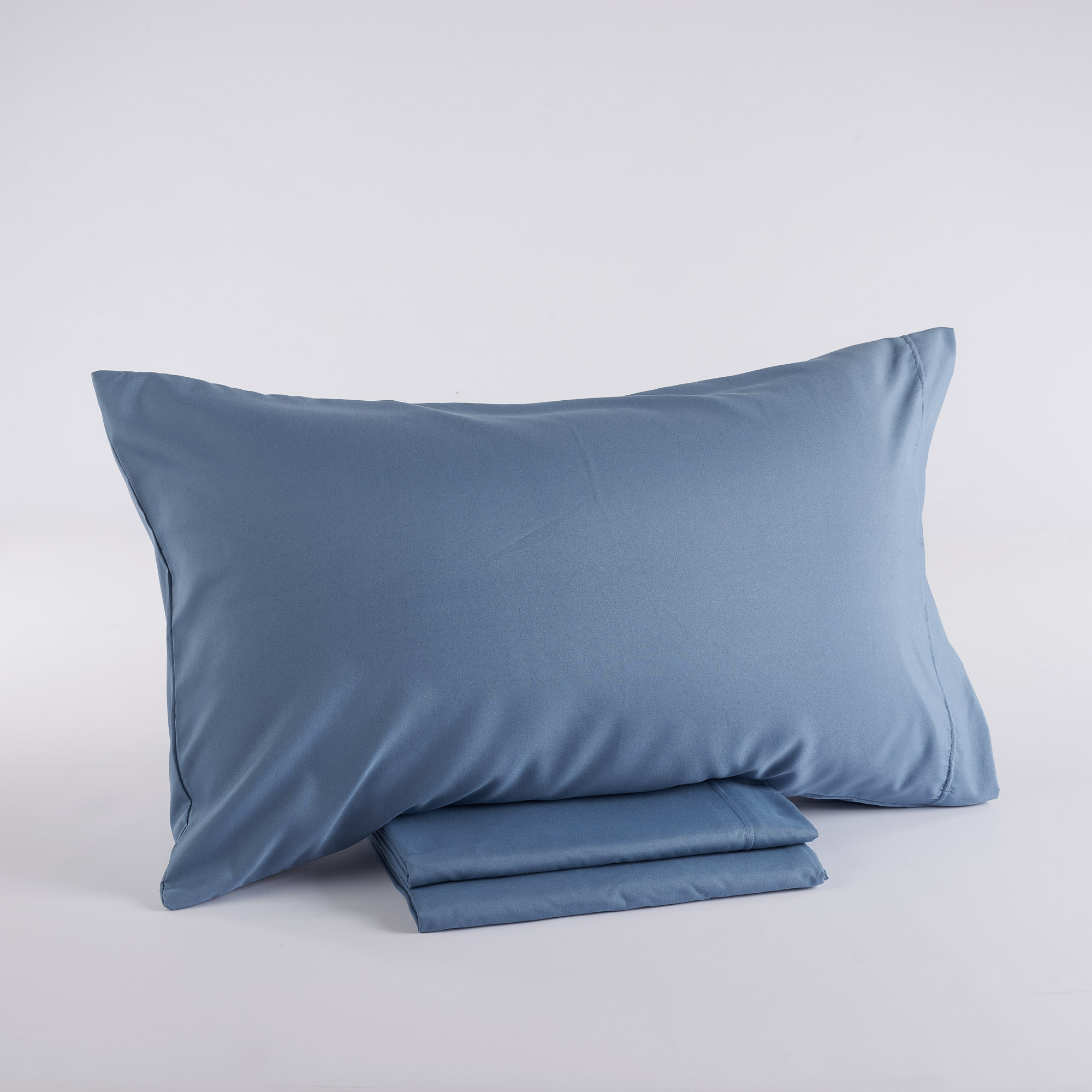 Completo Lenzuola In color in cotone blu notte Maè