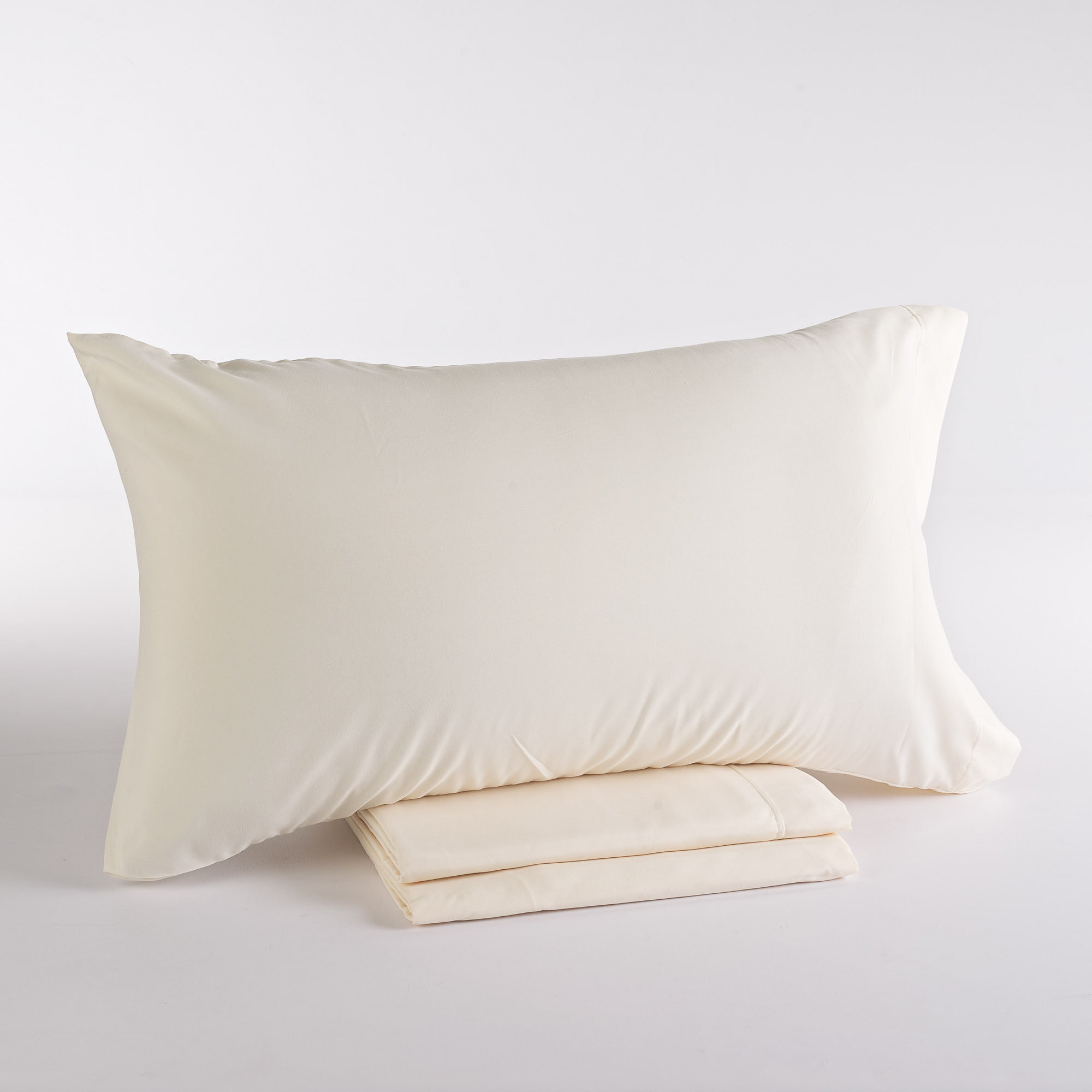 Completo Lenzuola In color no stiro avorio Maè