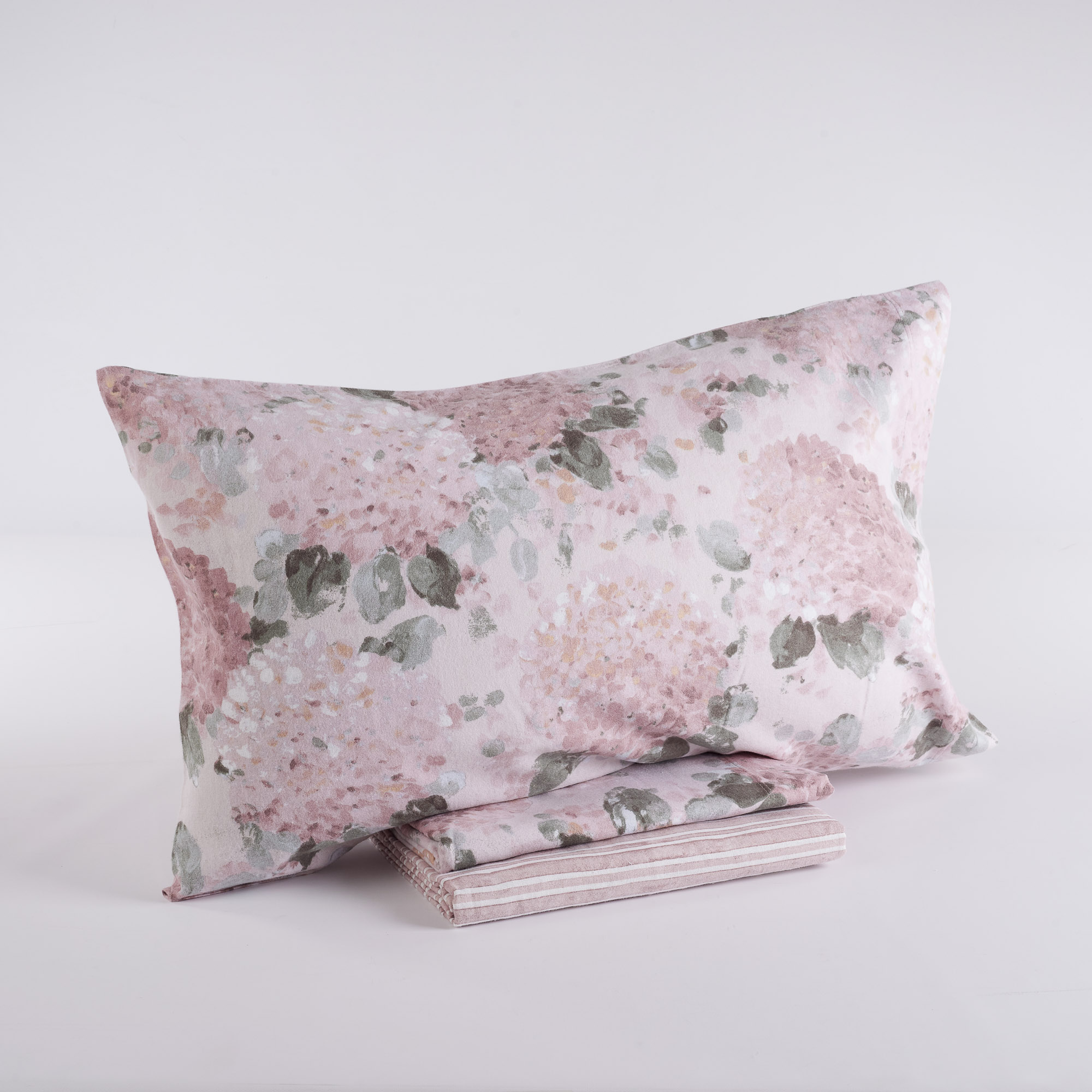 Completo Lenzuola in flanella Dea naturale Maè