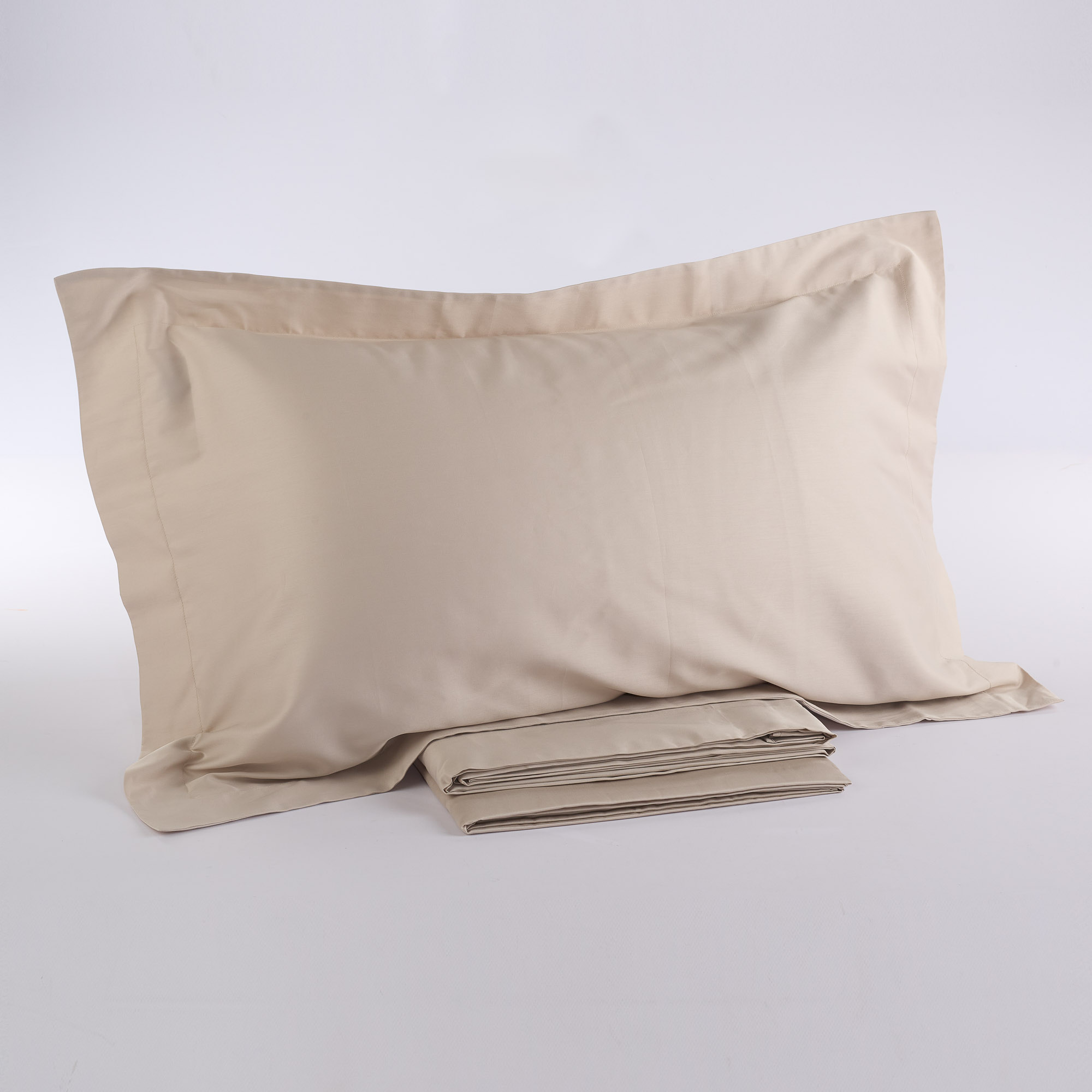 Комплект постельного белья из сатина Tiffany Basic perla Via Roma 60