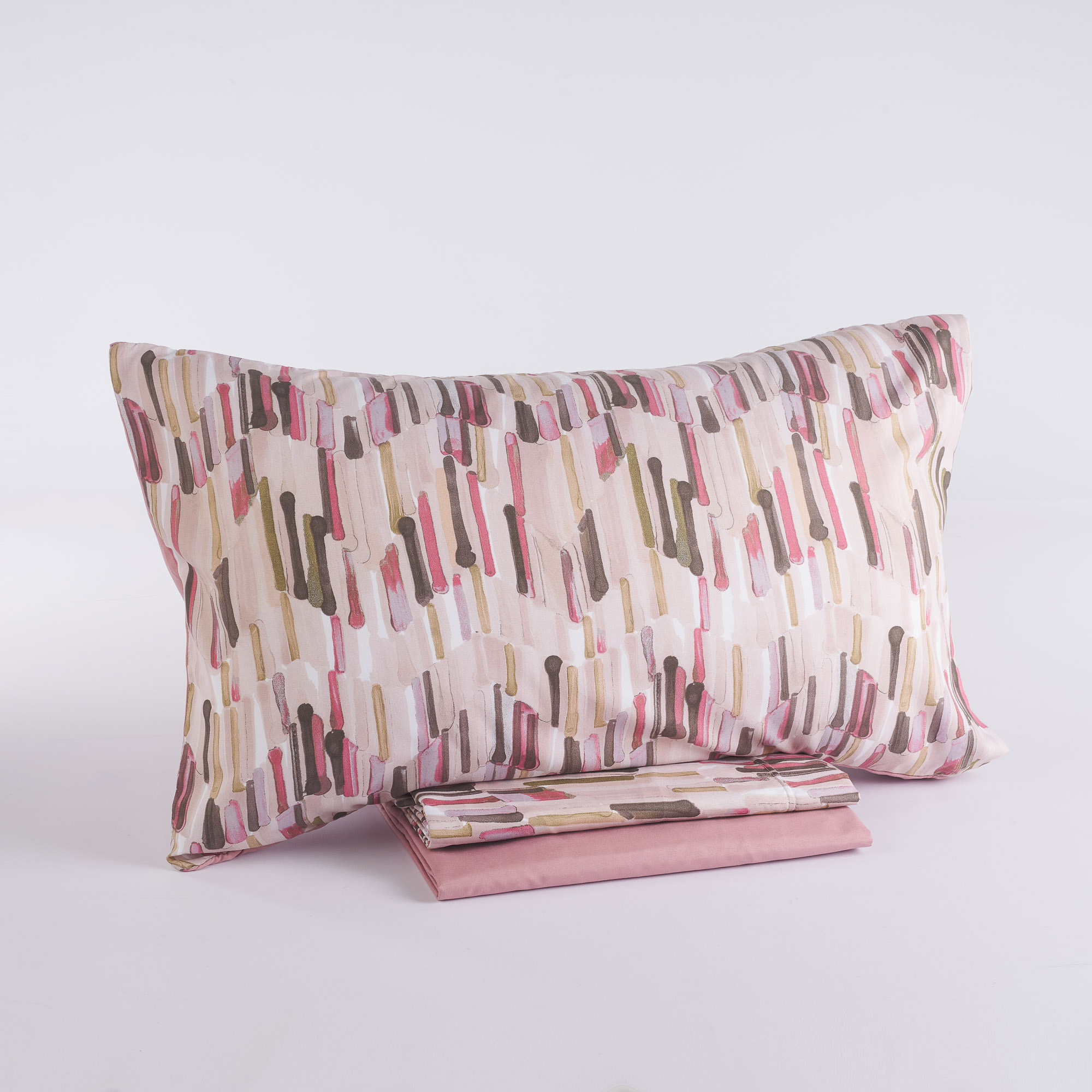Indy No Iron Sheet Set rosa Maè