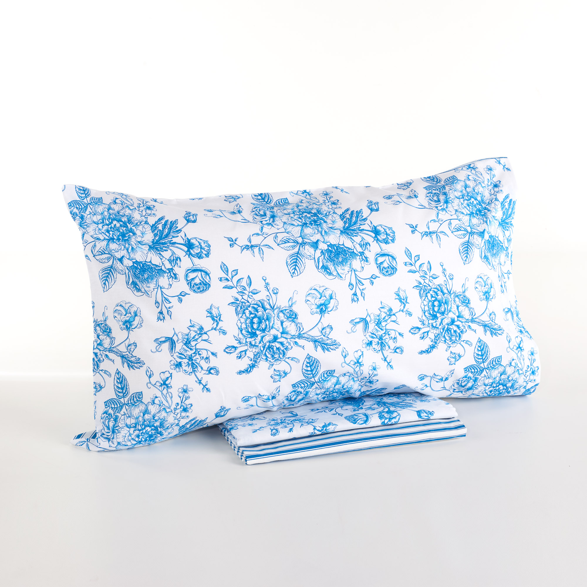 Intimate Bouquet Sheet Set blu Casa Giulia