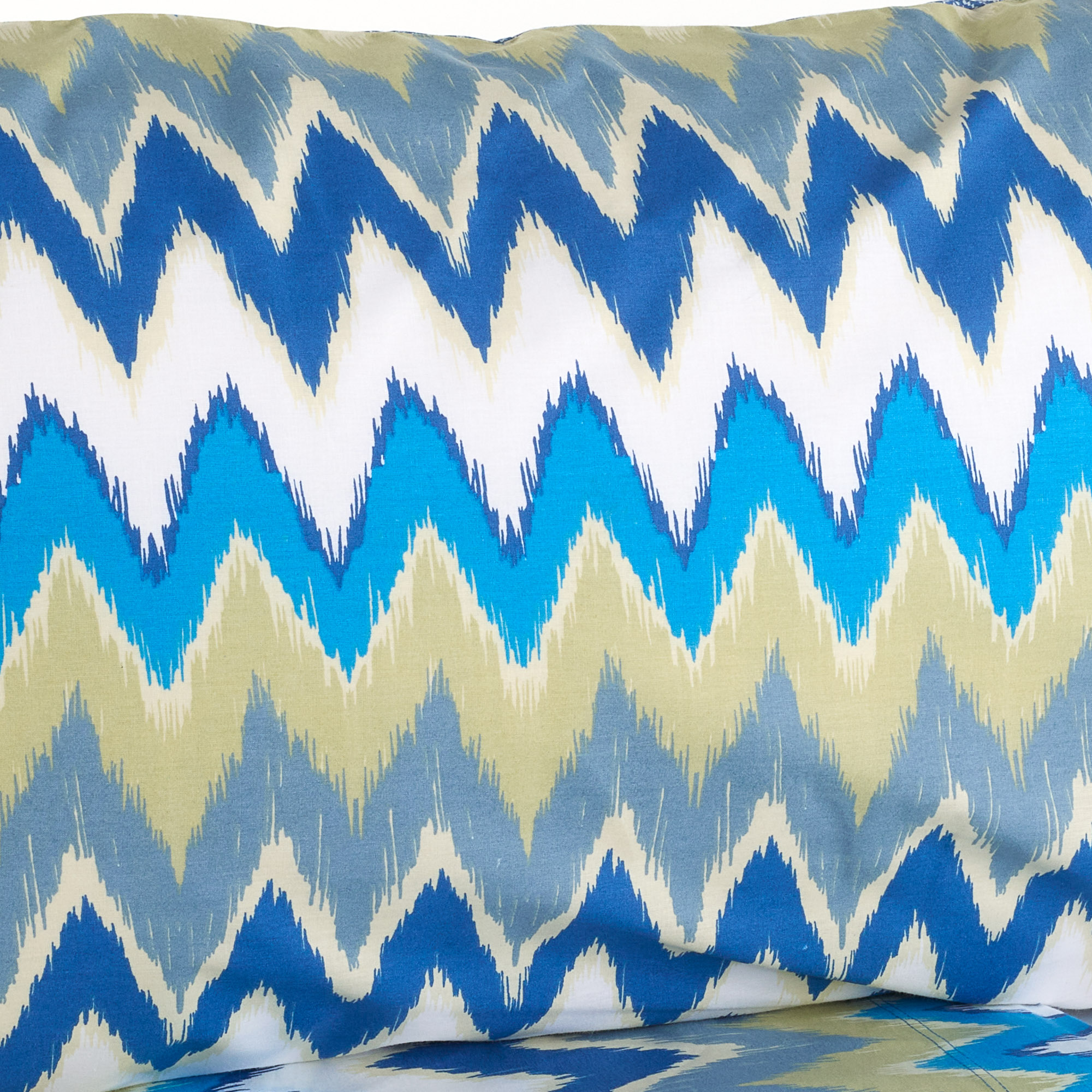 Zig Zag Unterwäsche Laken Set blu Casa Giulia