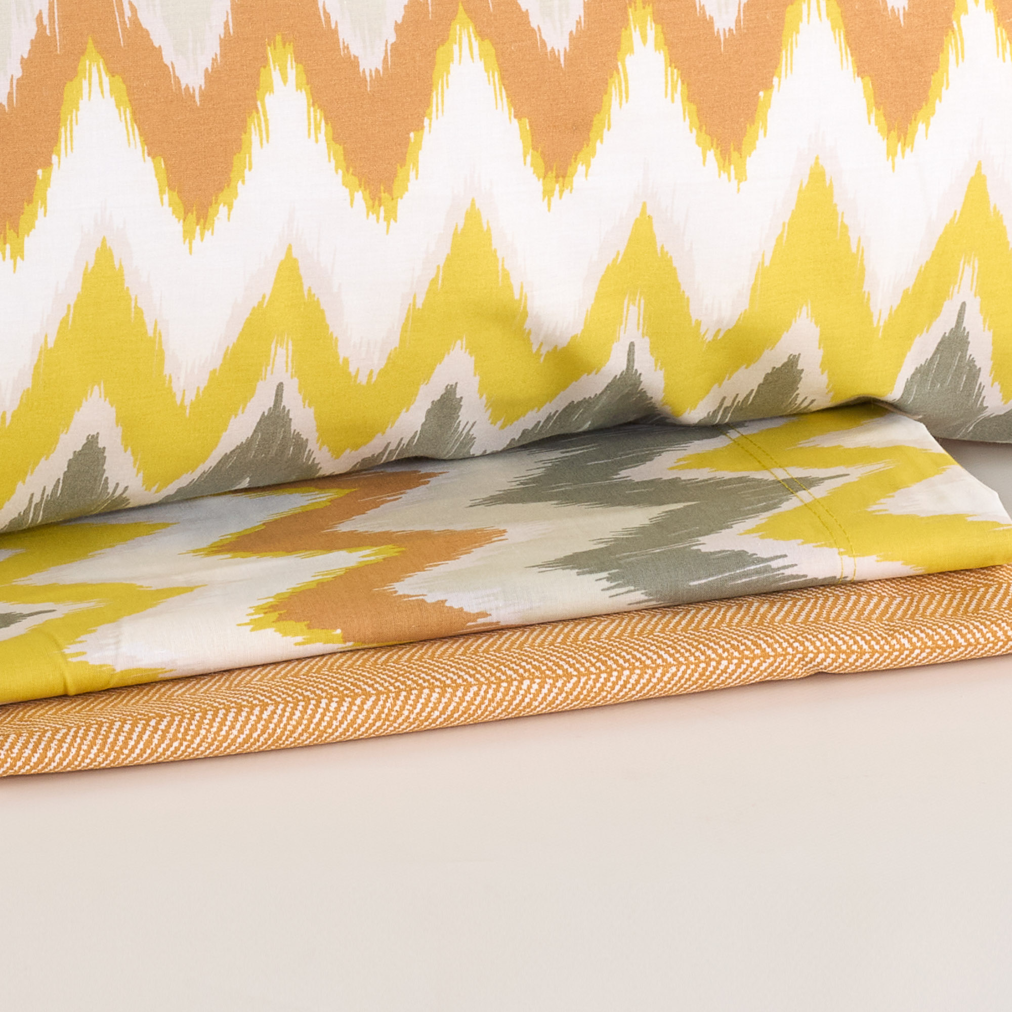 Zig Zag Intimate Blend Sheet Set giallo Casa Giulia