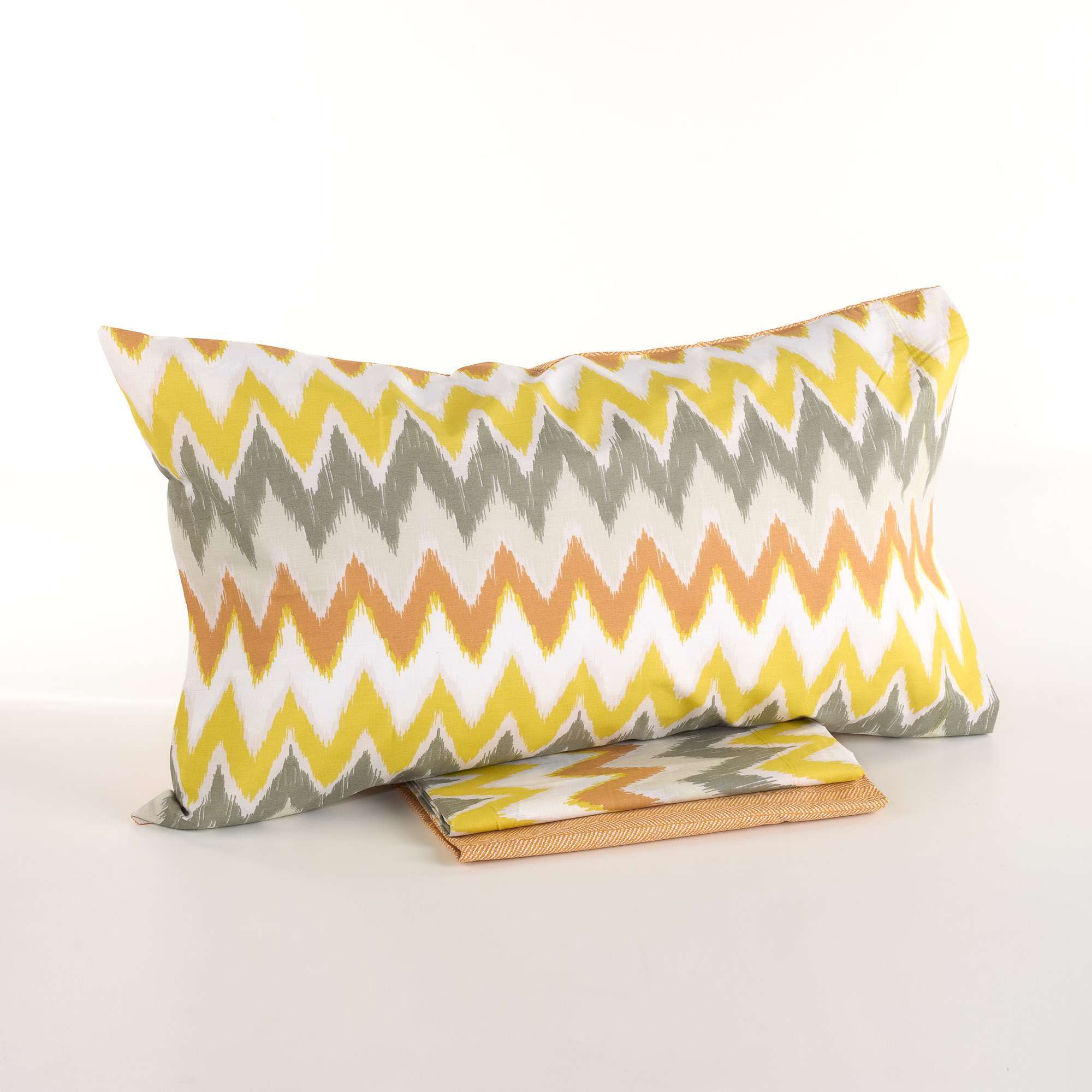 Zig Zag Intimate Blend Sheet Set giallo Casa Giulia