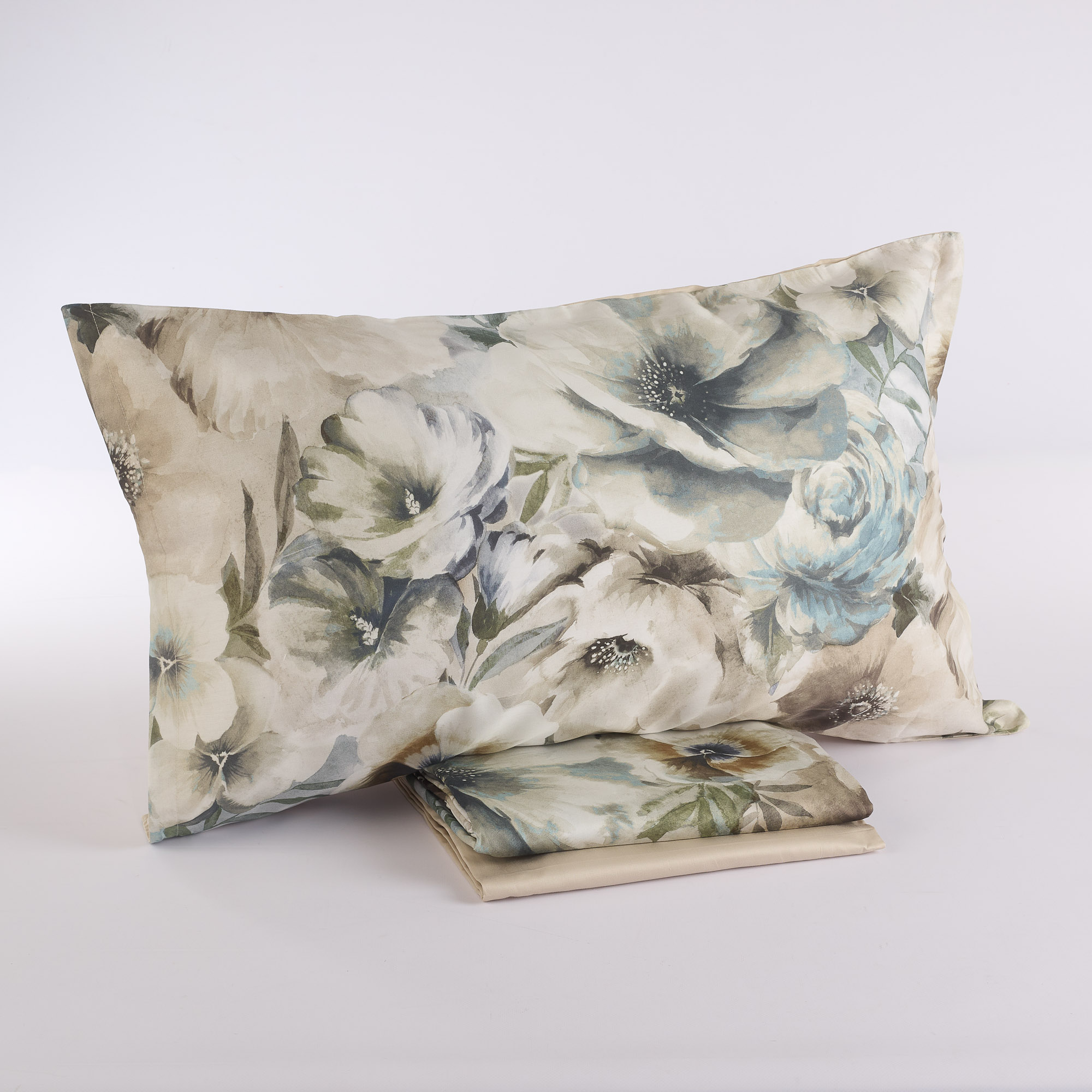 Purissima Monica Bettwäsche-Set salvia Via Roma 60