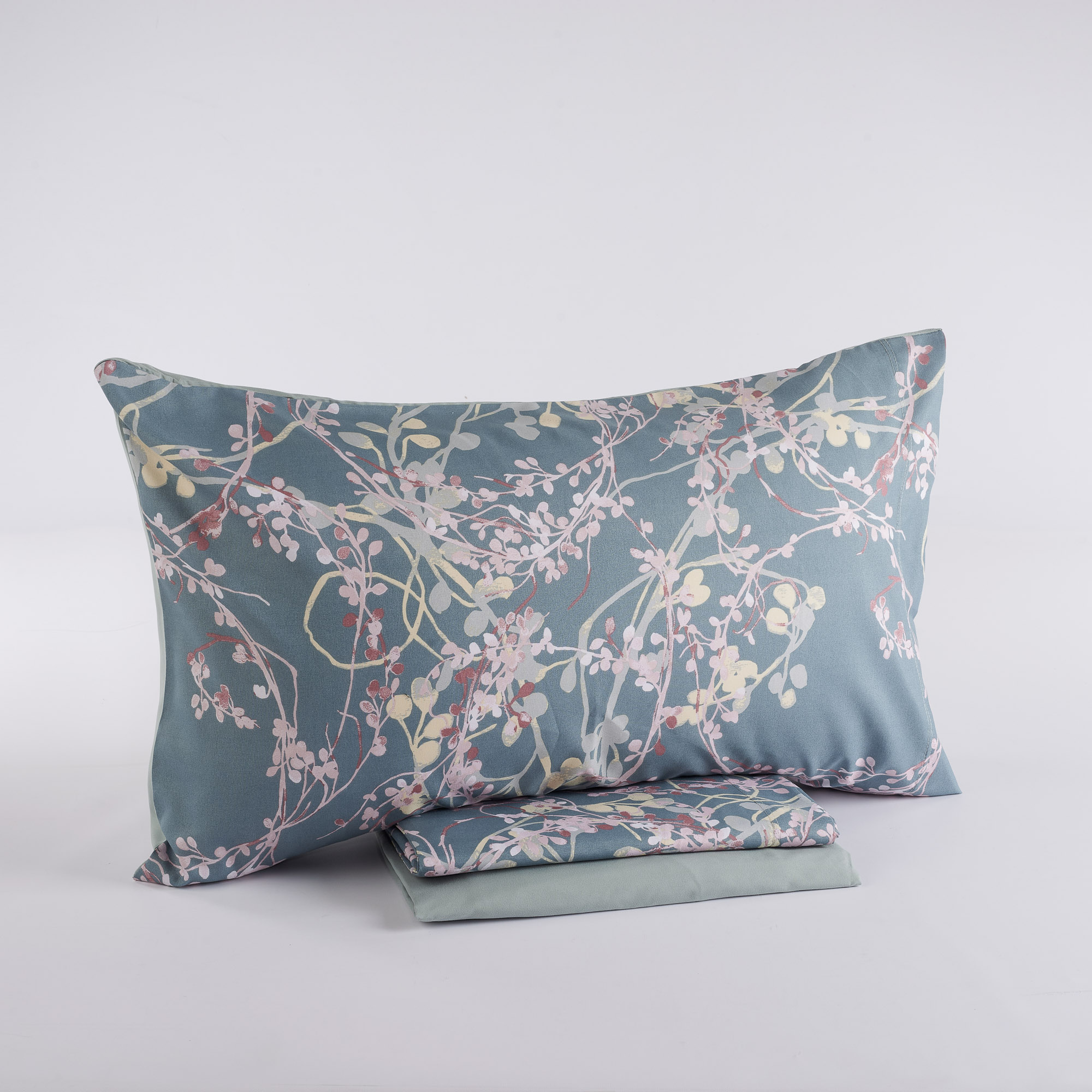 Completo Lenzuola Queen No Stiro salvia Maè