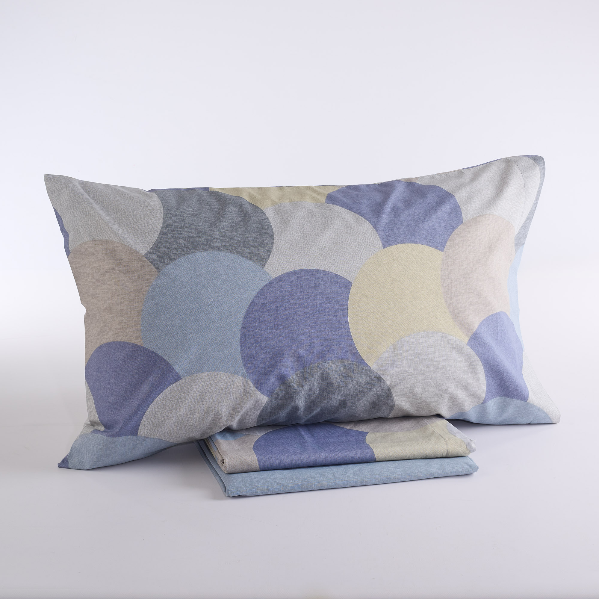 Sfera Baumwolle Laken Set blu Maè