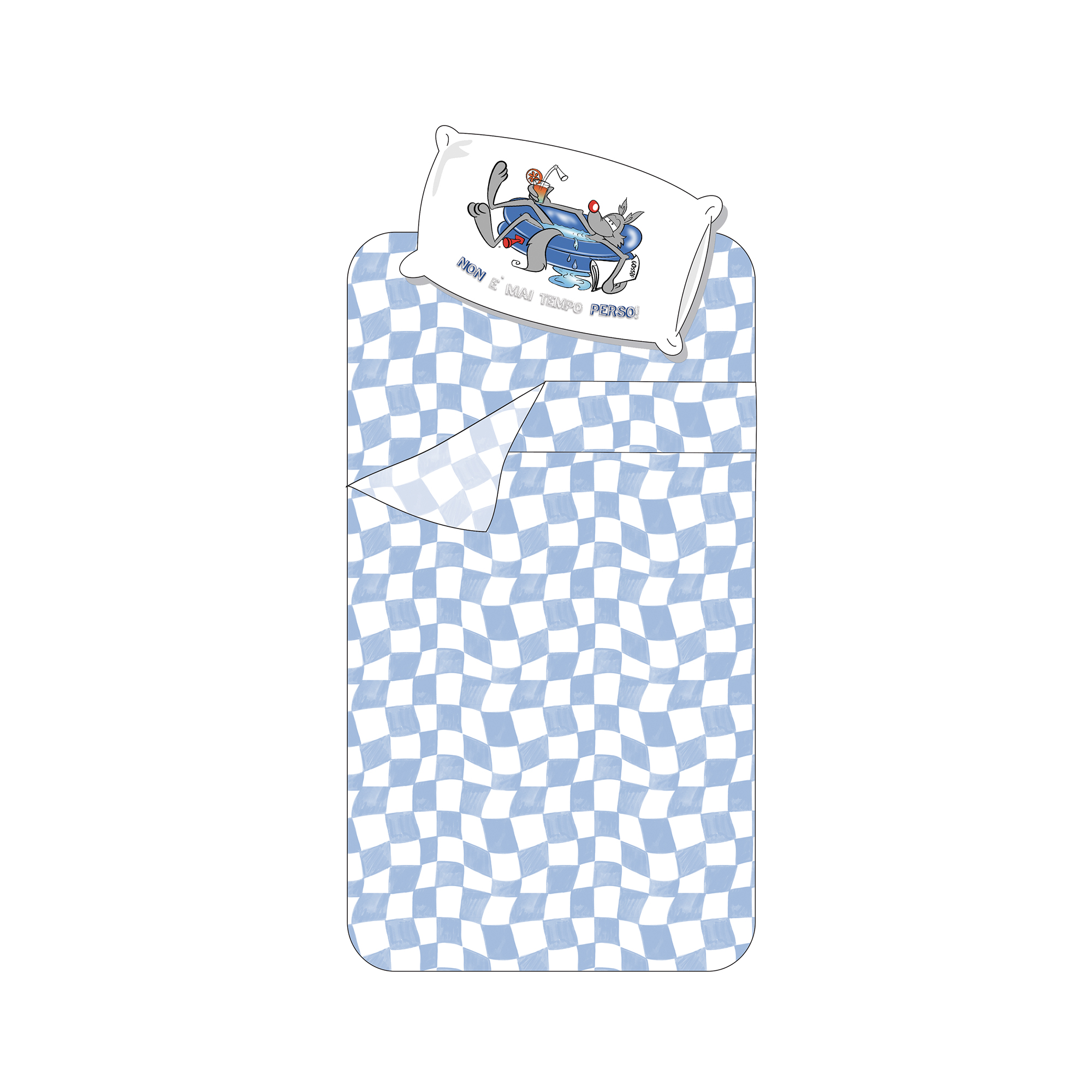 Lost Time Sheet Set blu Happy People