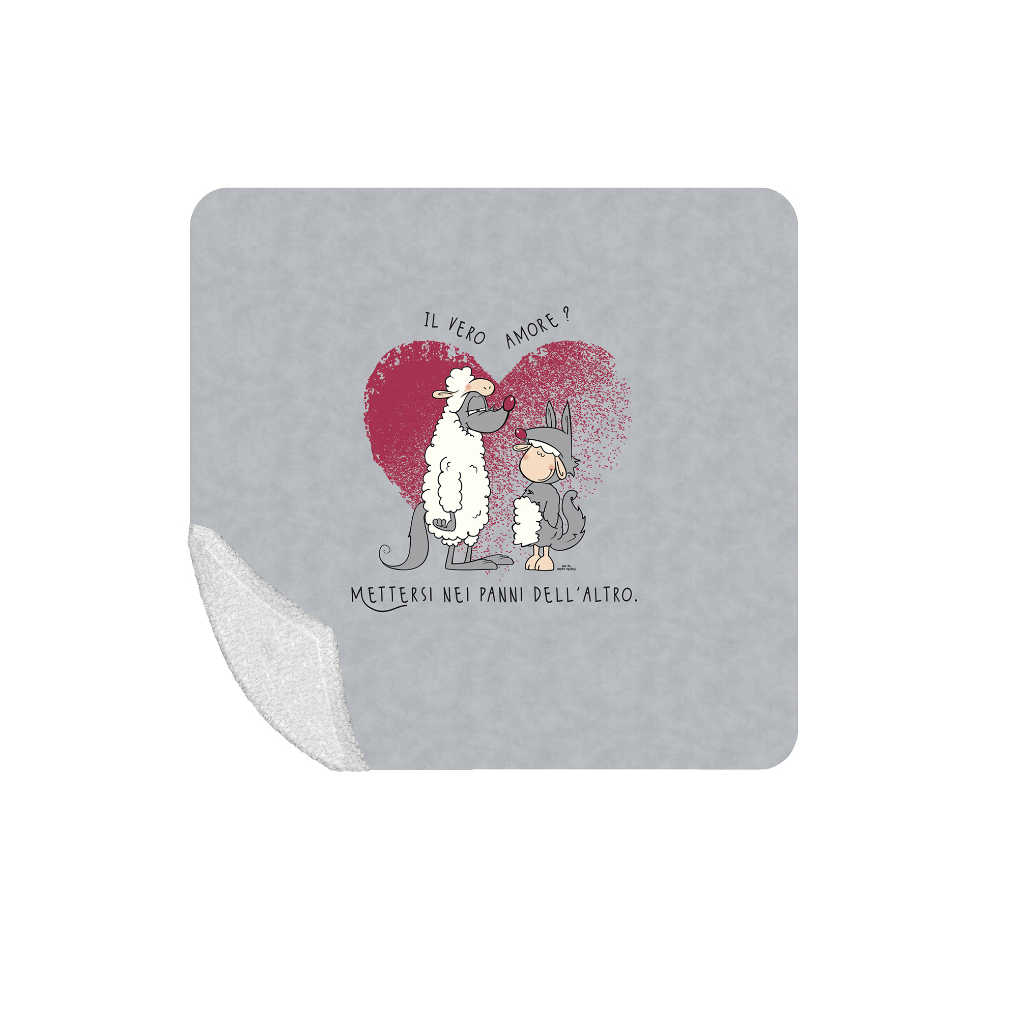 Thermopeluche Blanket True Love perla Happy People
