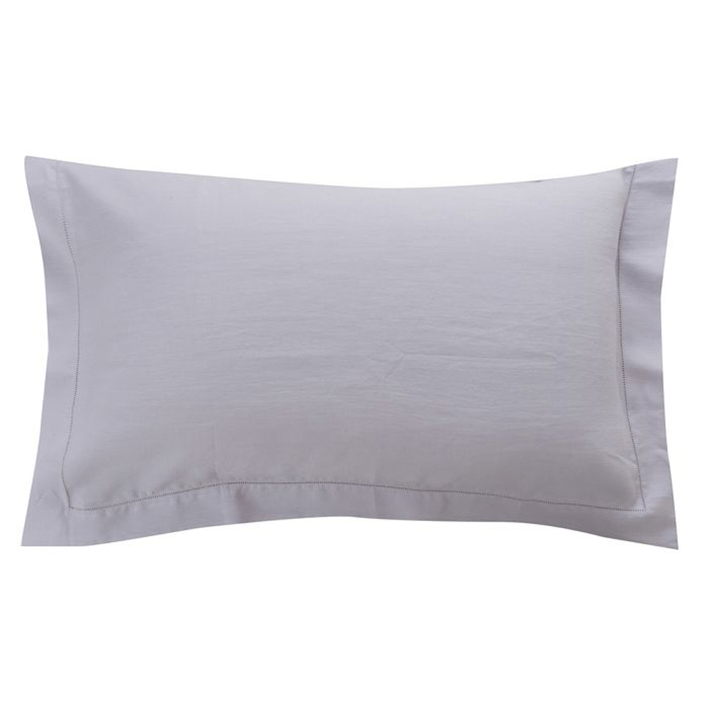 Pair of pillowcases Sharm gray grigio Via Roma 60
