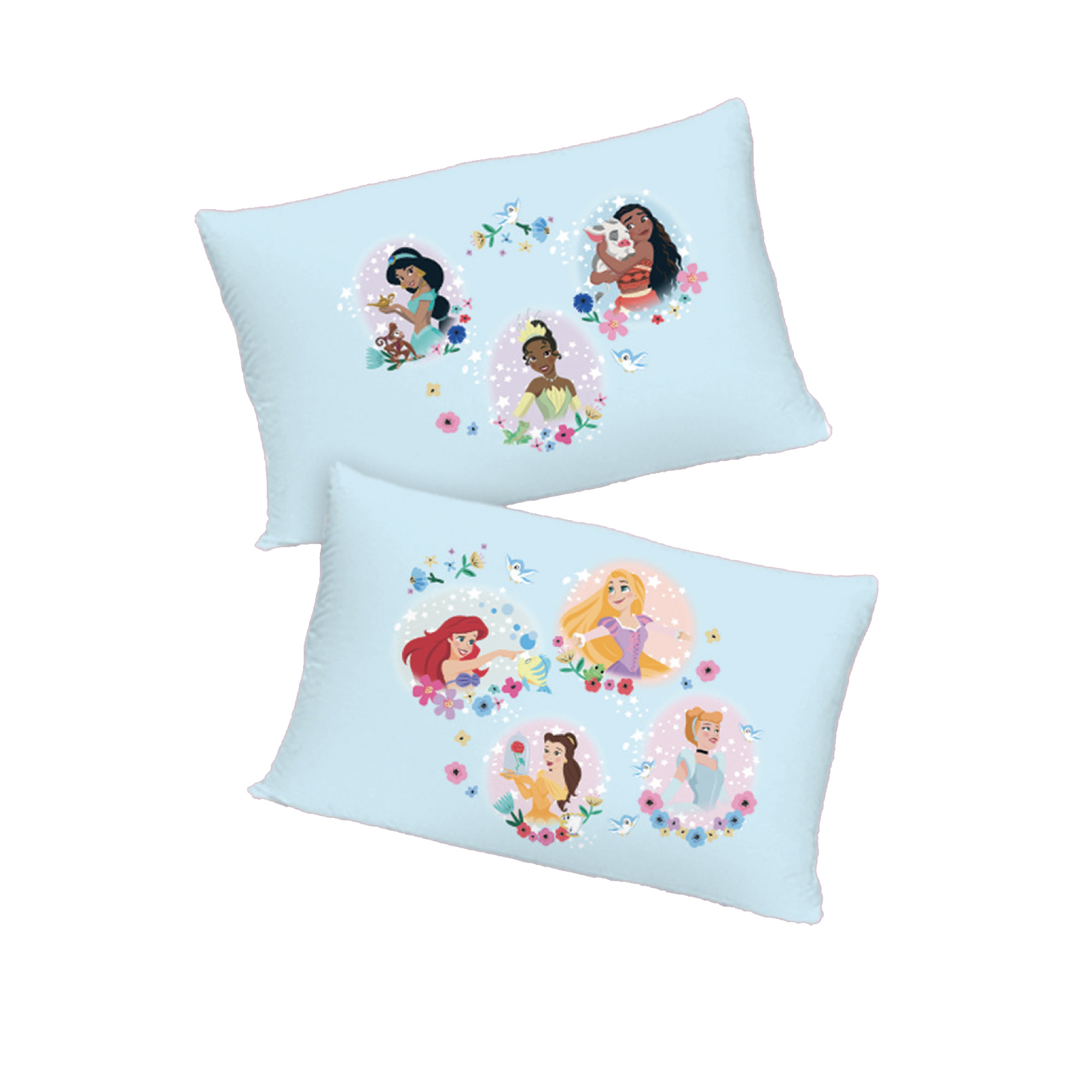 Kopfkissenbezug Prinzessin multicolor Disney