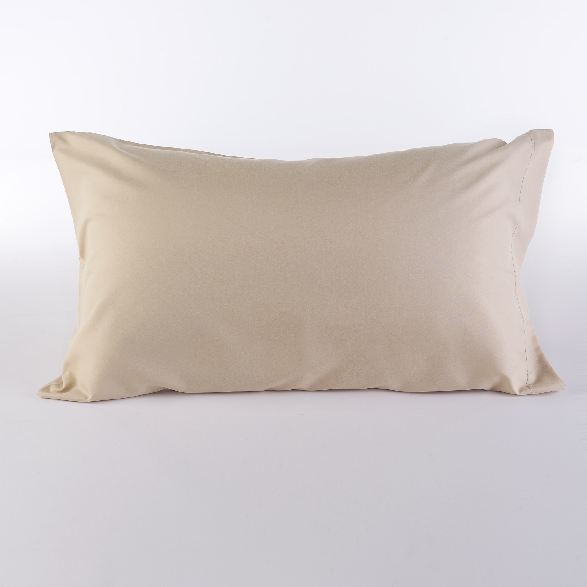 Paar Teknotime Color Kopfkissenbezüge beige Maè