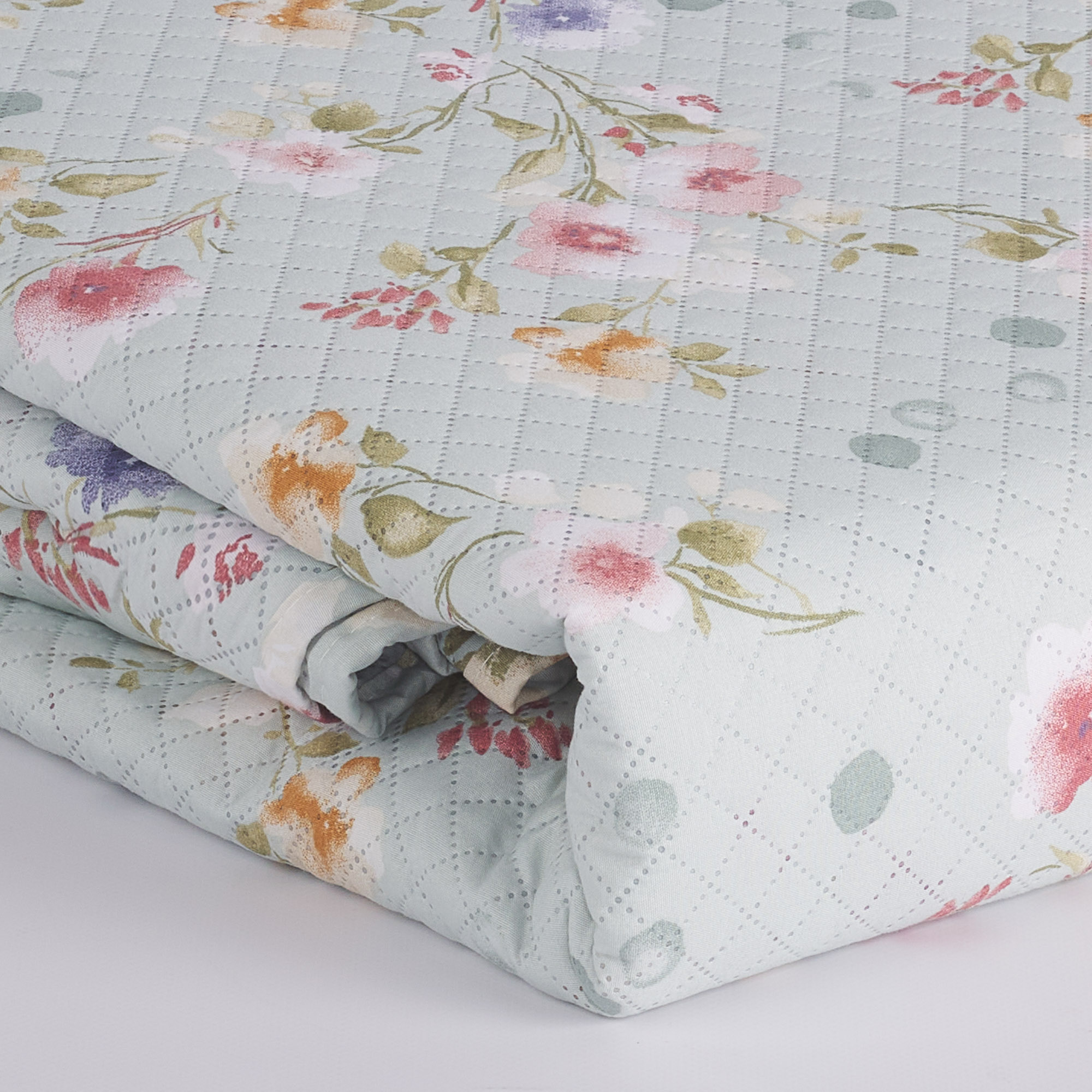 Arya Ultrasonic Bedspread acqua Maè