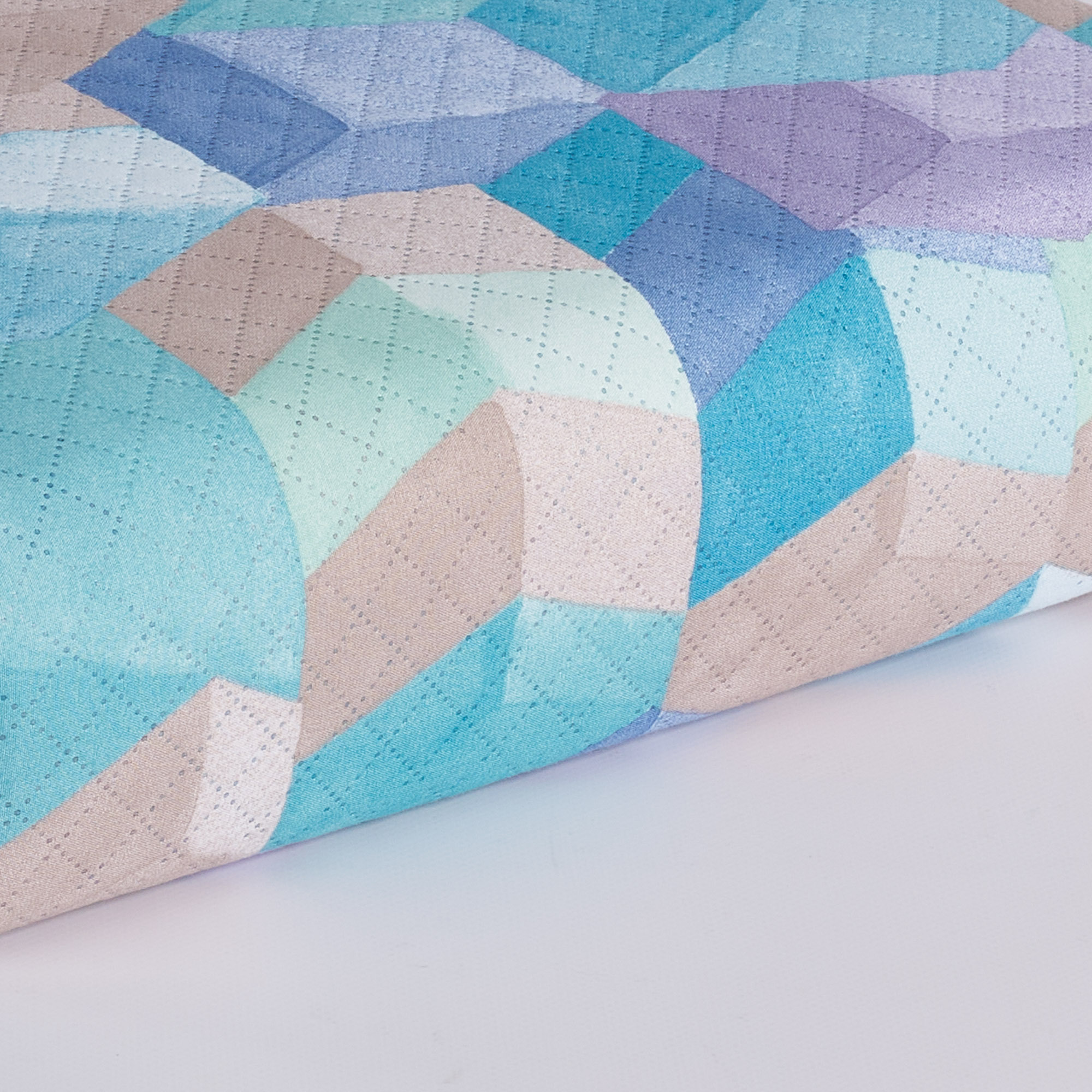Cubrik Ultrasonic Bedspread verde acqua Maè
