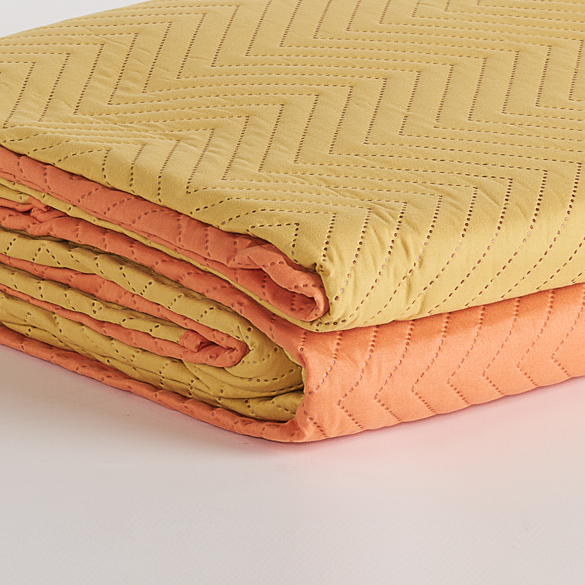 Ultracolor Quilted Bedspread Double zucca Maè