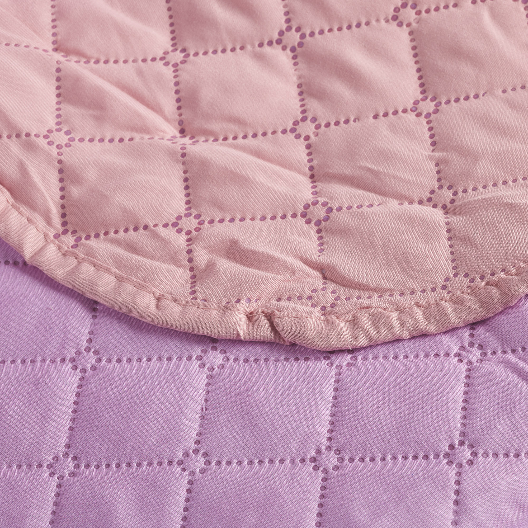 Copriletto Ultrasonico Lato Positivo rosa Happy People