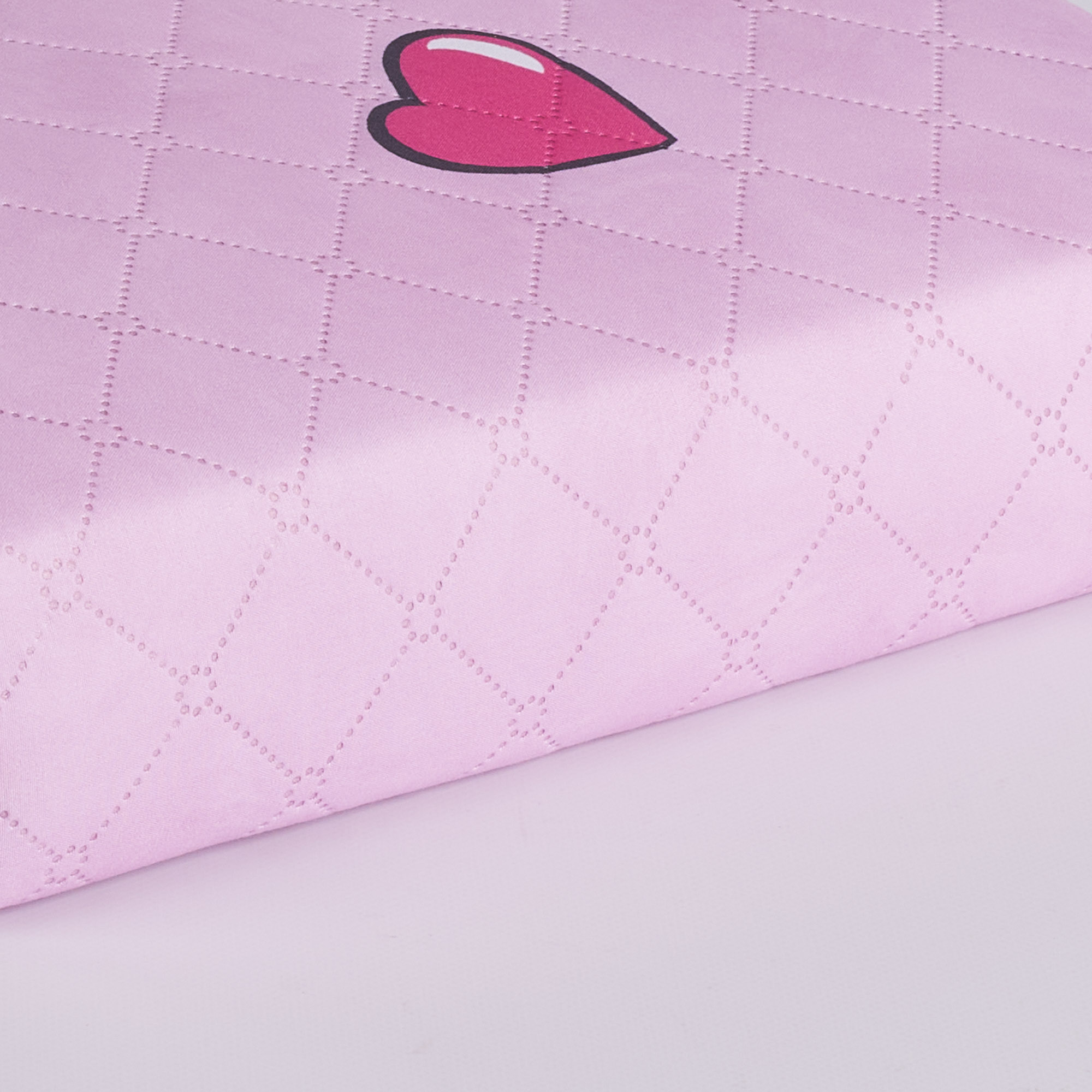 Copriletto Ultrasonico Lato Positivo rosa Happy People