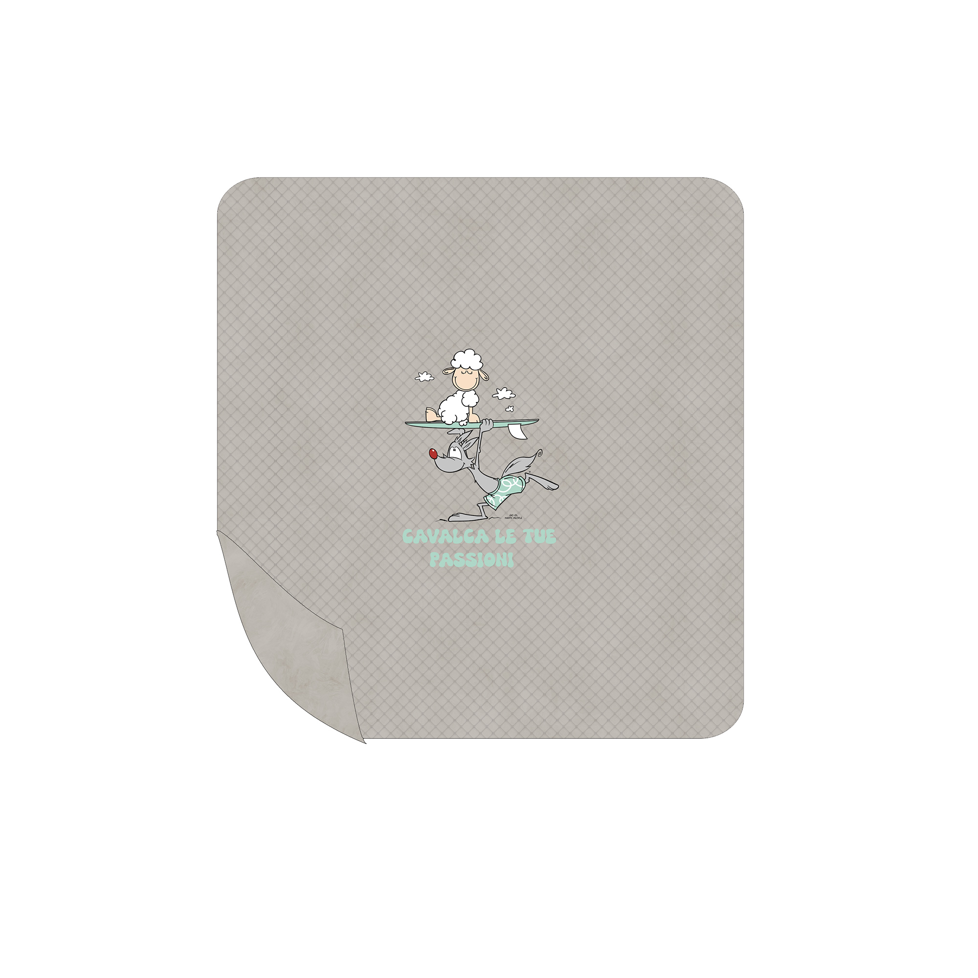 Ultrasonic Passion Tagesdecke tortora Happy People