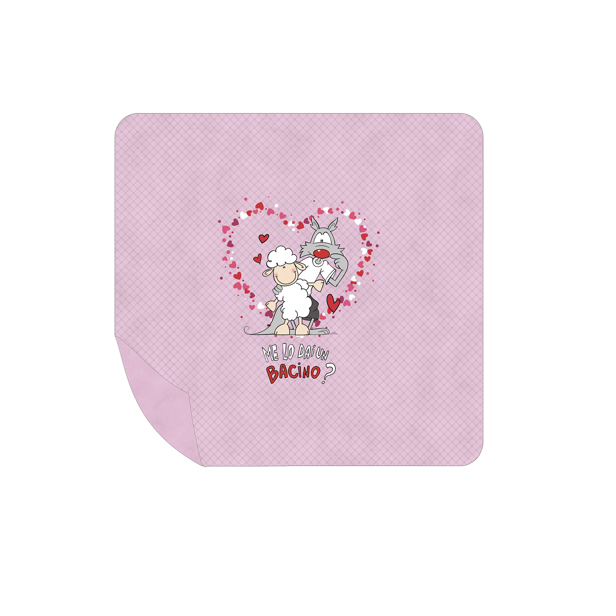 Ultrasonic Bedspread One Basin rosa Happy People