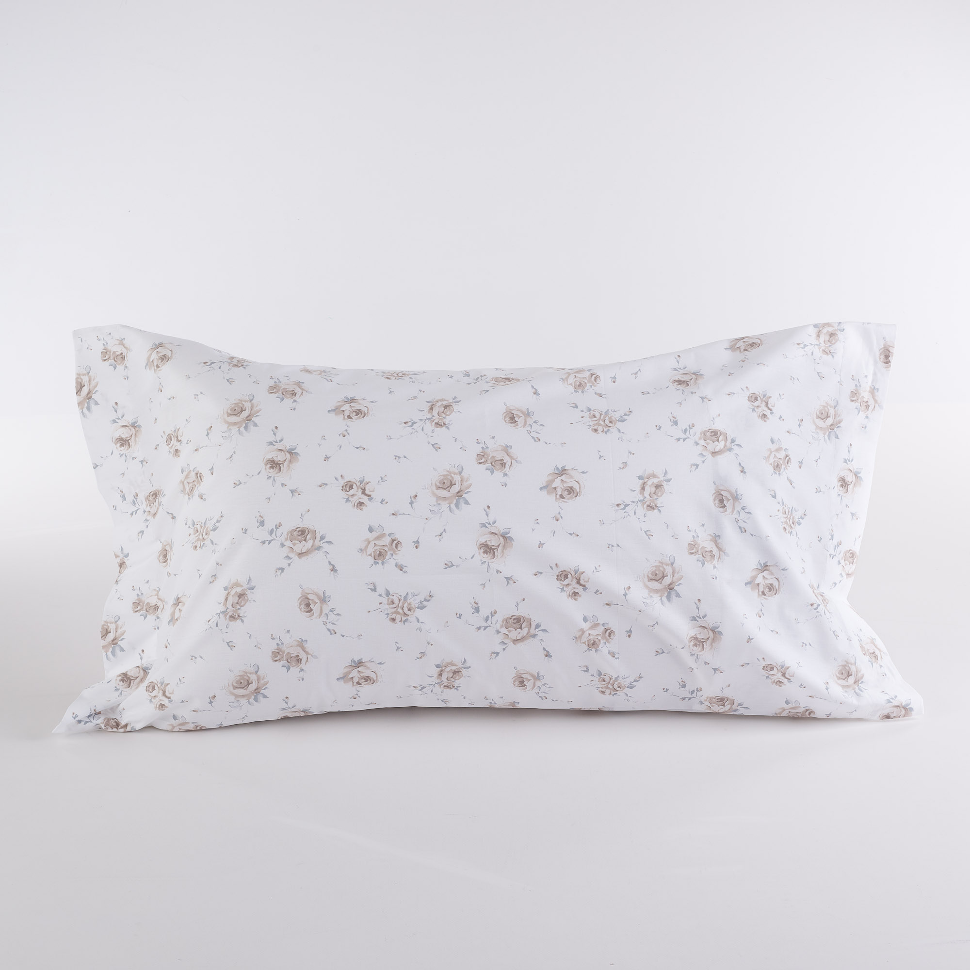 Federa Singola Oxford Fiore Piccolo Beige beige Maè