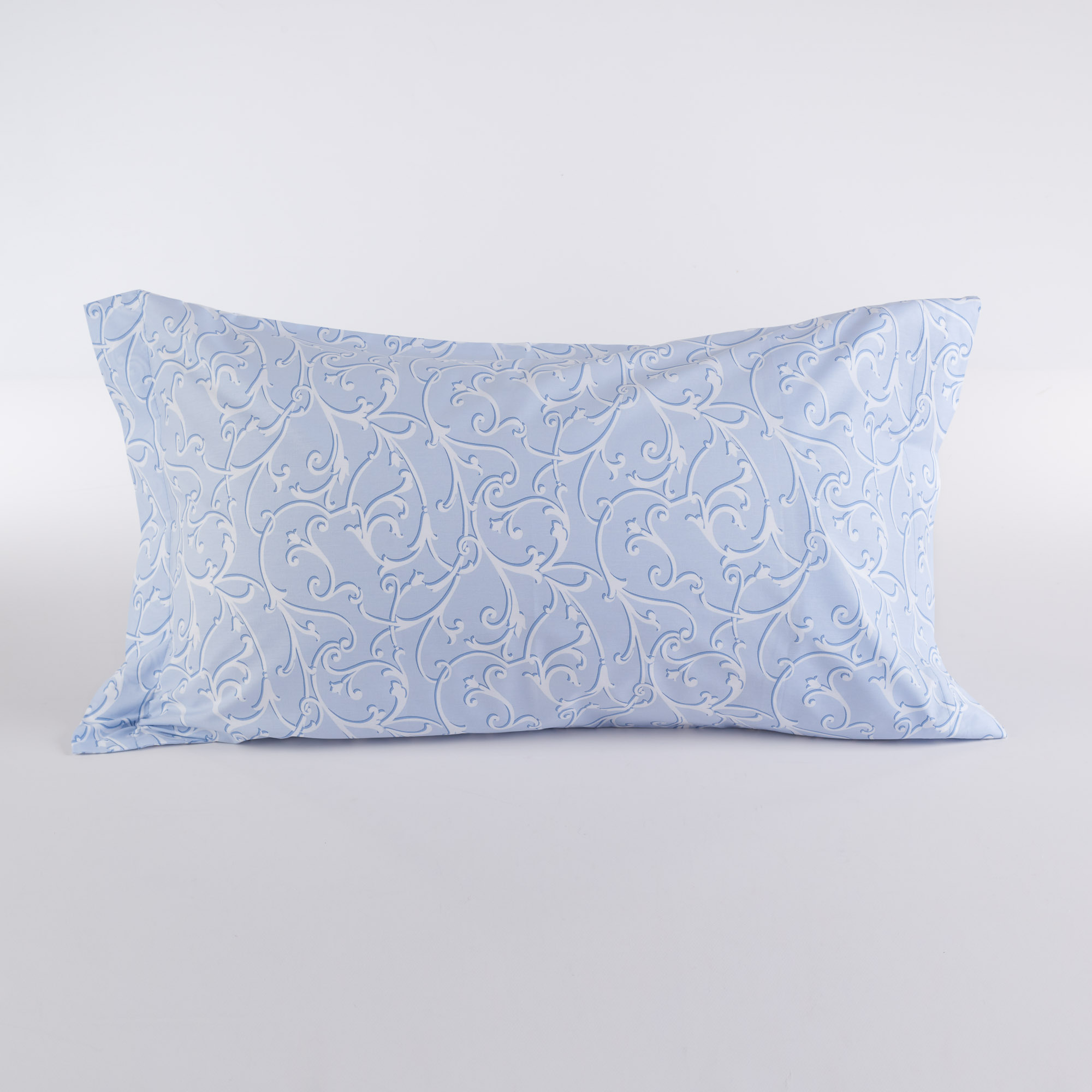Single Oxford Ornate Blue Pillowcase blu Maè