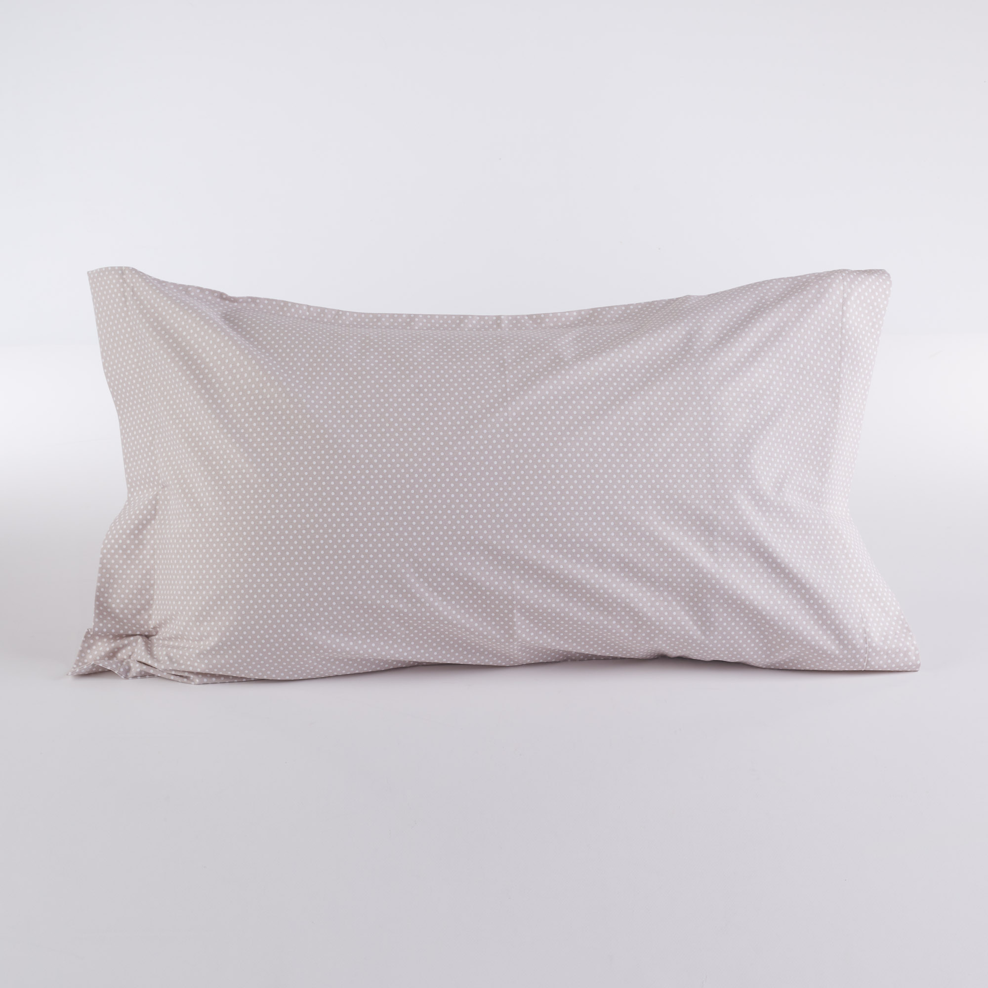 Single Oxford Polka Dot Pillowcase Beige beige Maè