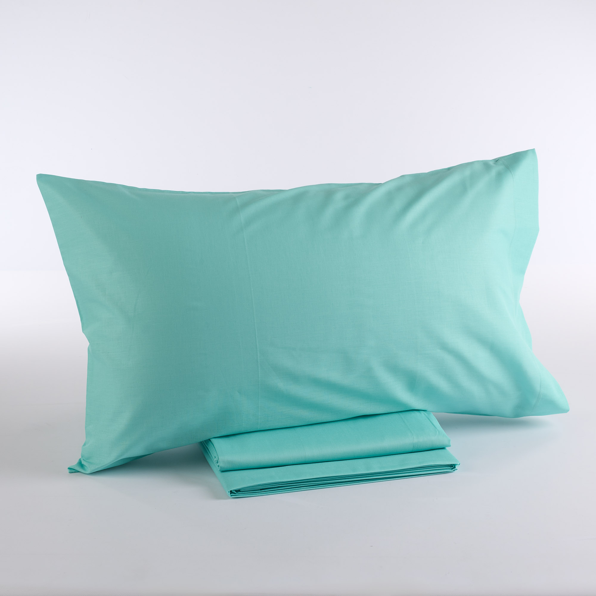 In Color Complete Bed Sheets in Cotton PE26 acqua Maè