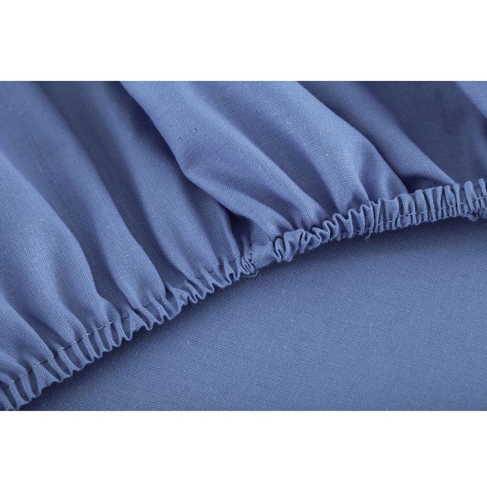 Oxford Blue under-sheet with corners blu Maè
