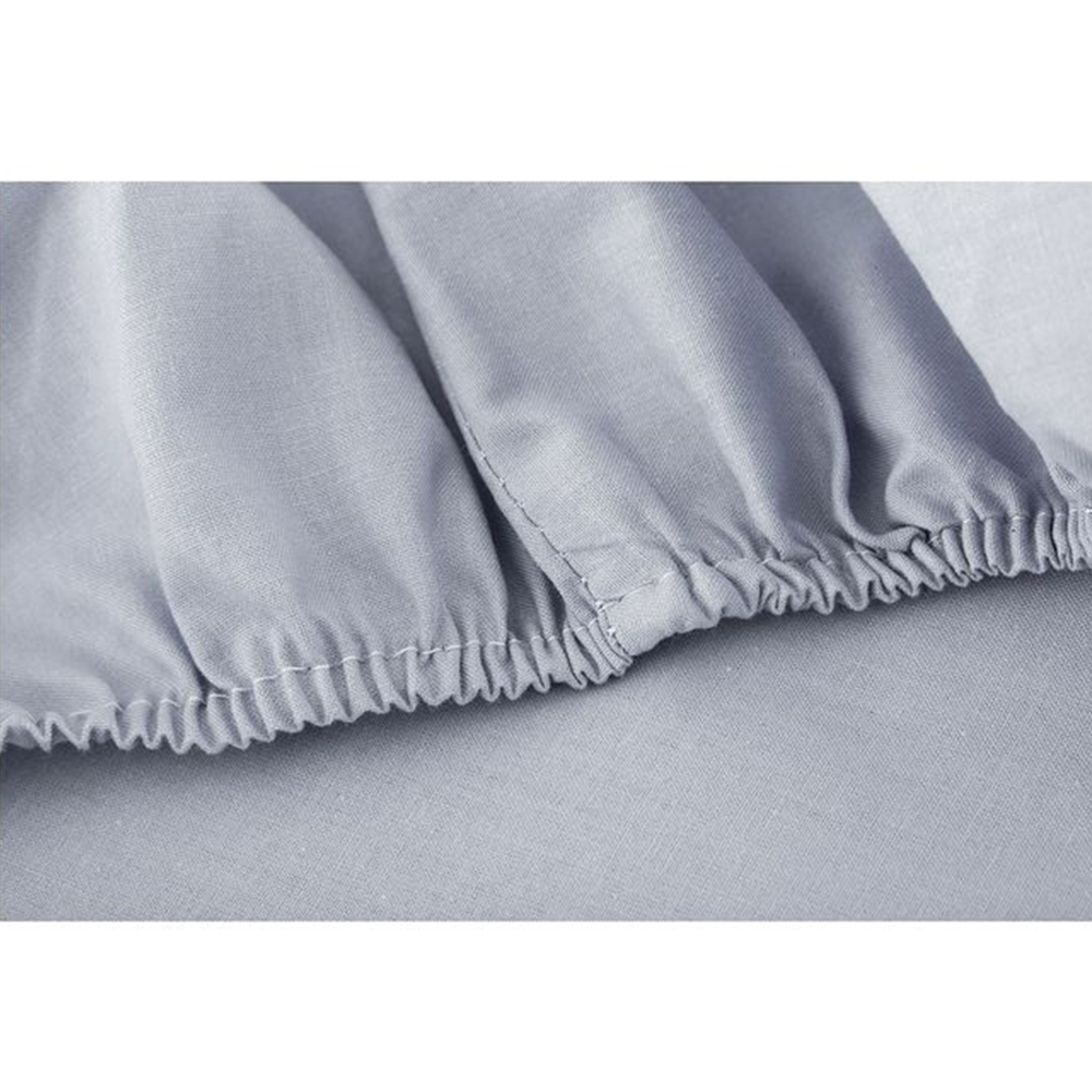 Oxford Grey under-sheet with corners grigio Maè