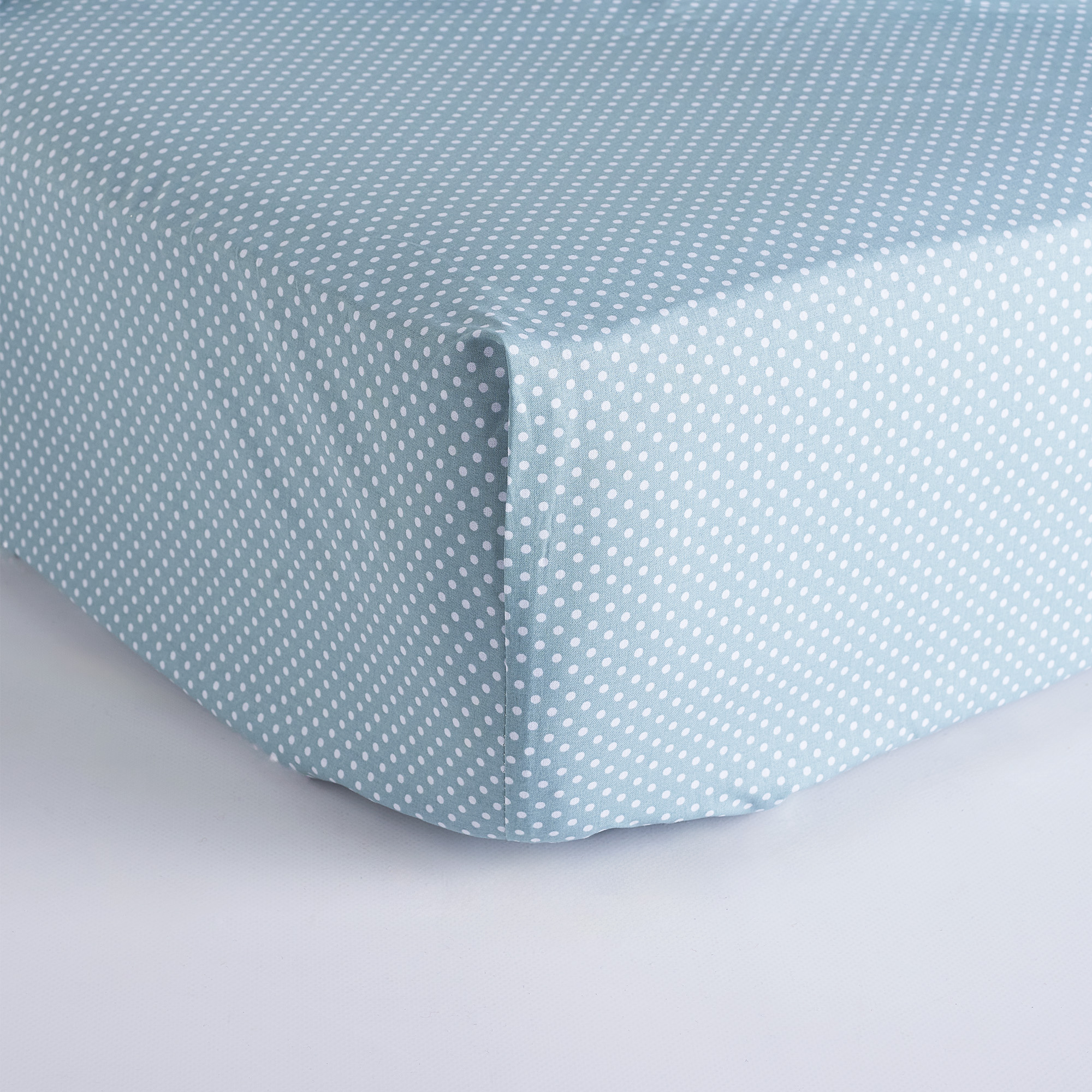 Oxford Polka Dot Laken Salbei salvia Maè