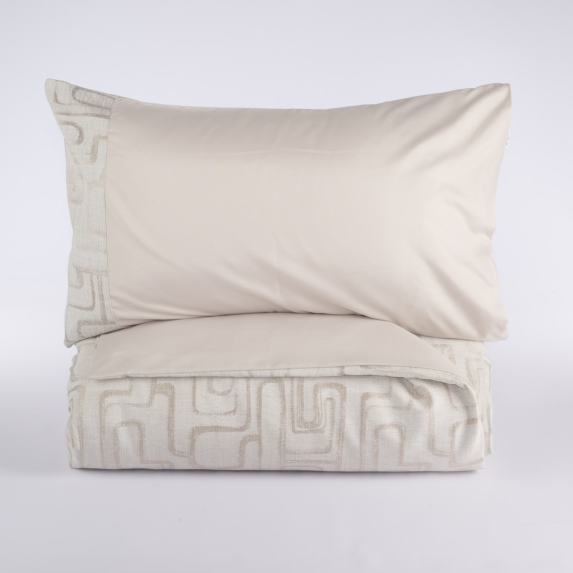 Alpha Duvet Cover Set beige Via Roma 60