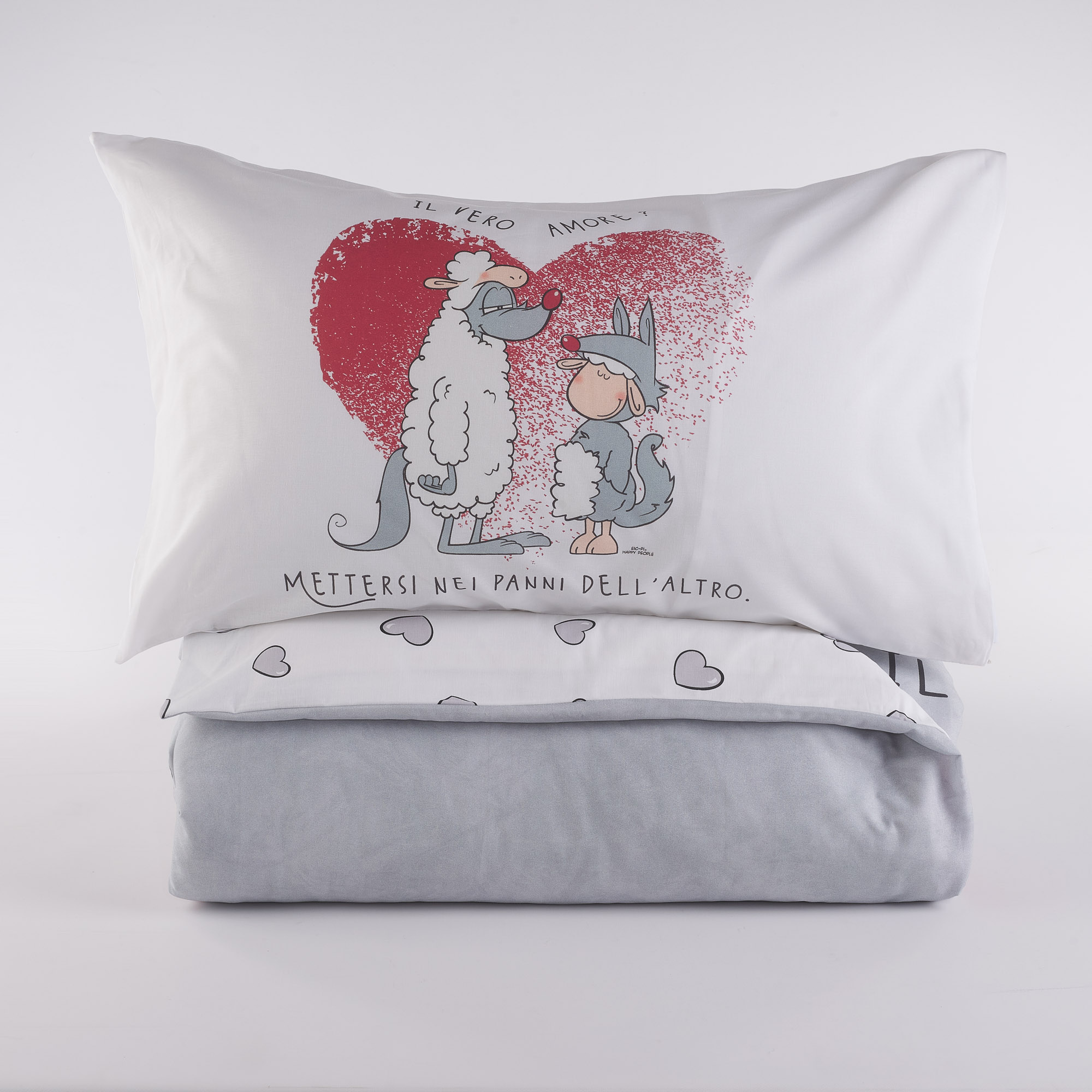 Комплект пододеяльников Amore Vero perla Happy People