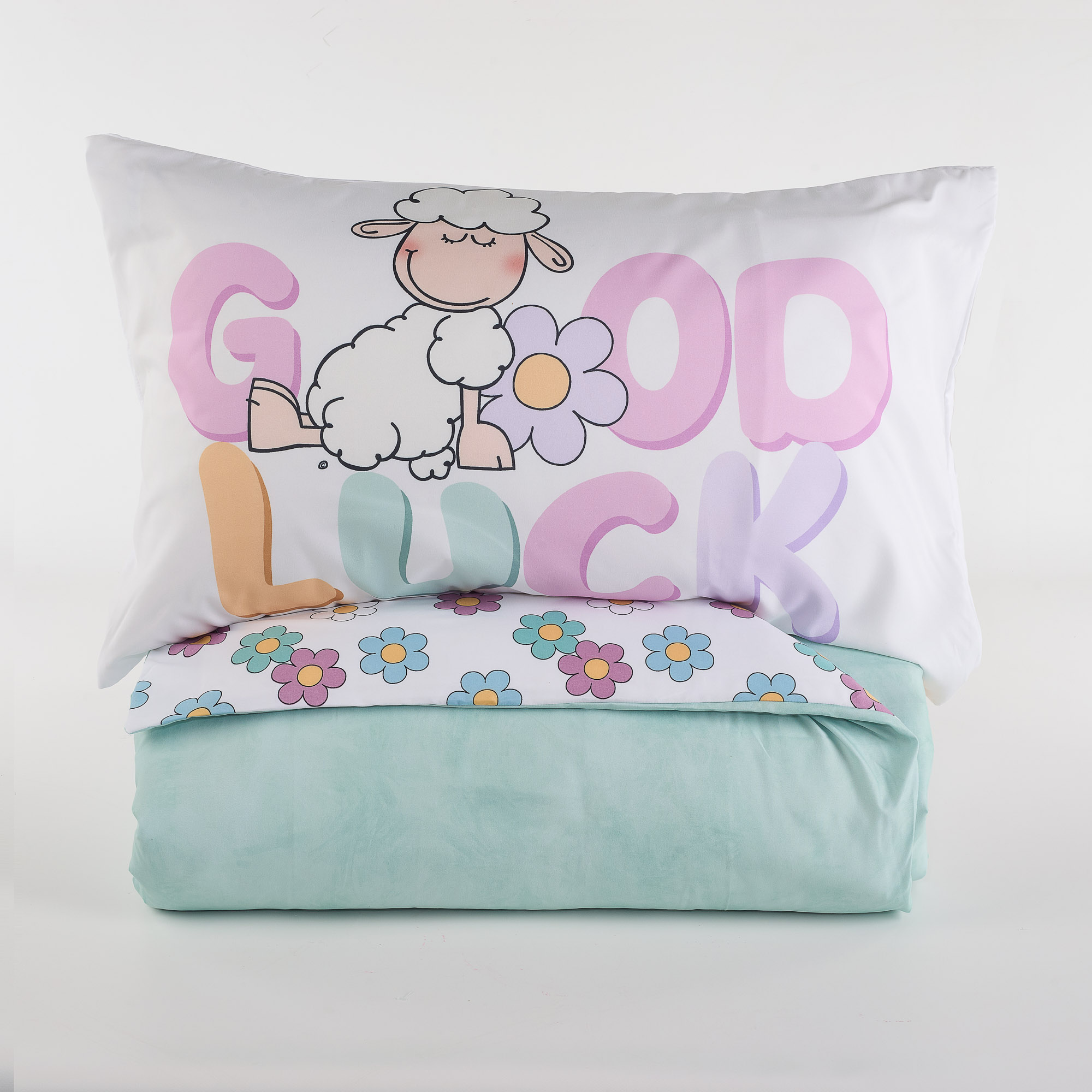 Good Look Duvet Cover Set acqua Happy People