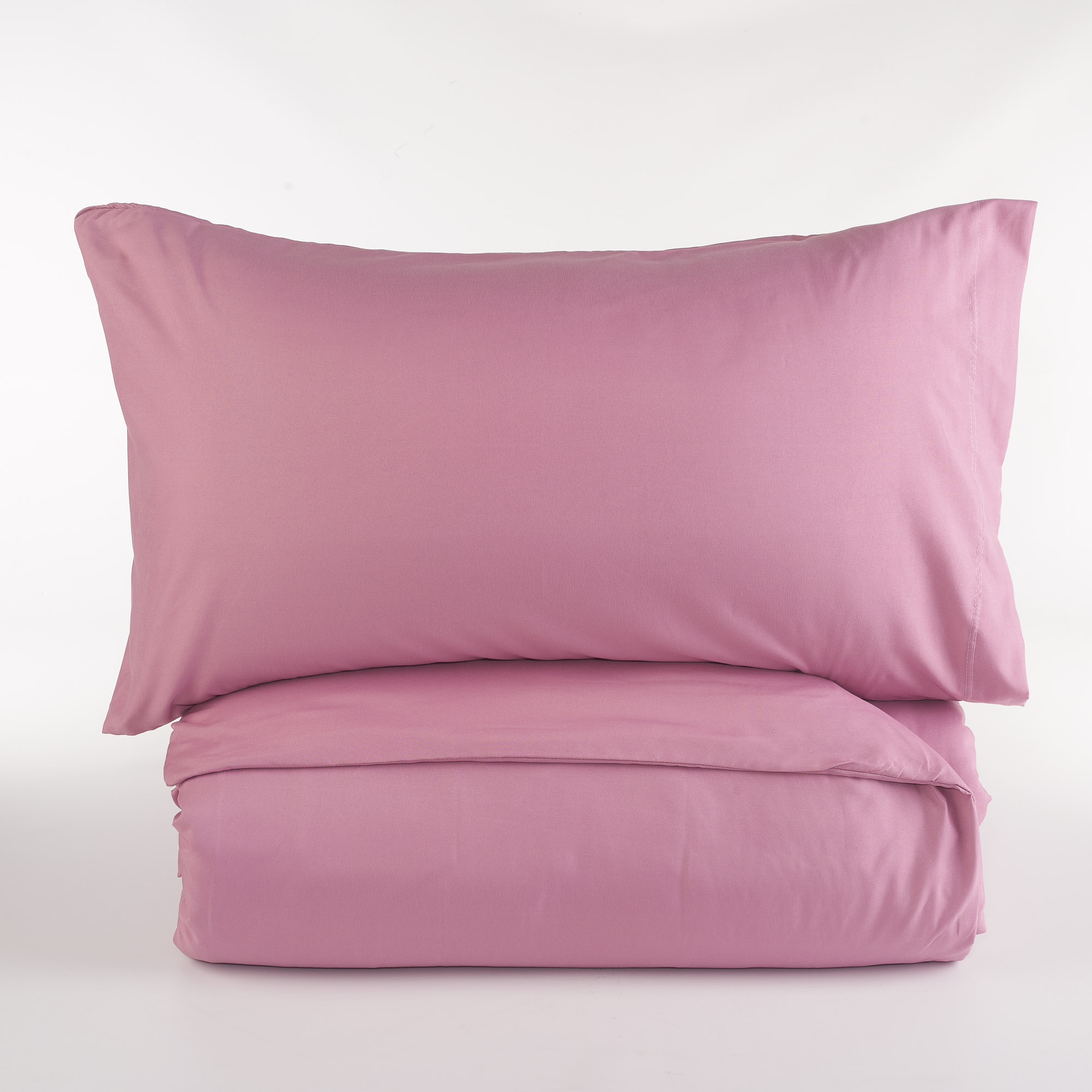 Comforter Cover Set In Color No Iron PE24 rosa antico Maè