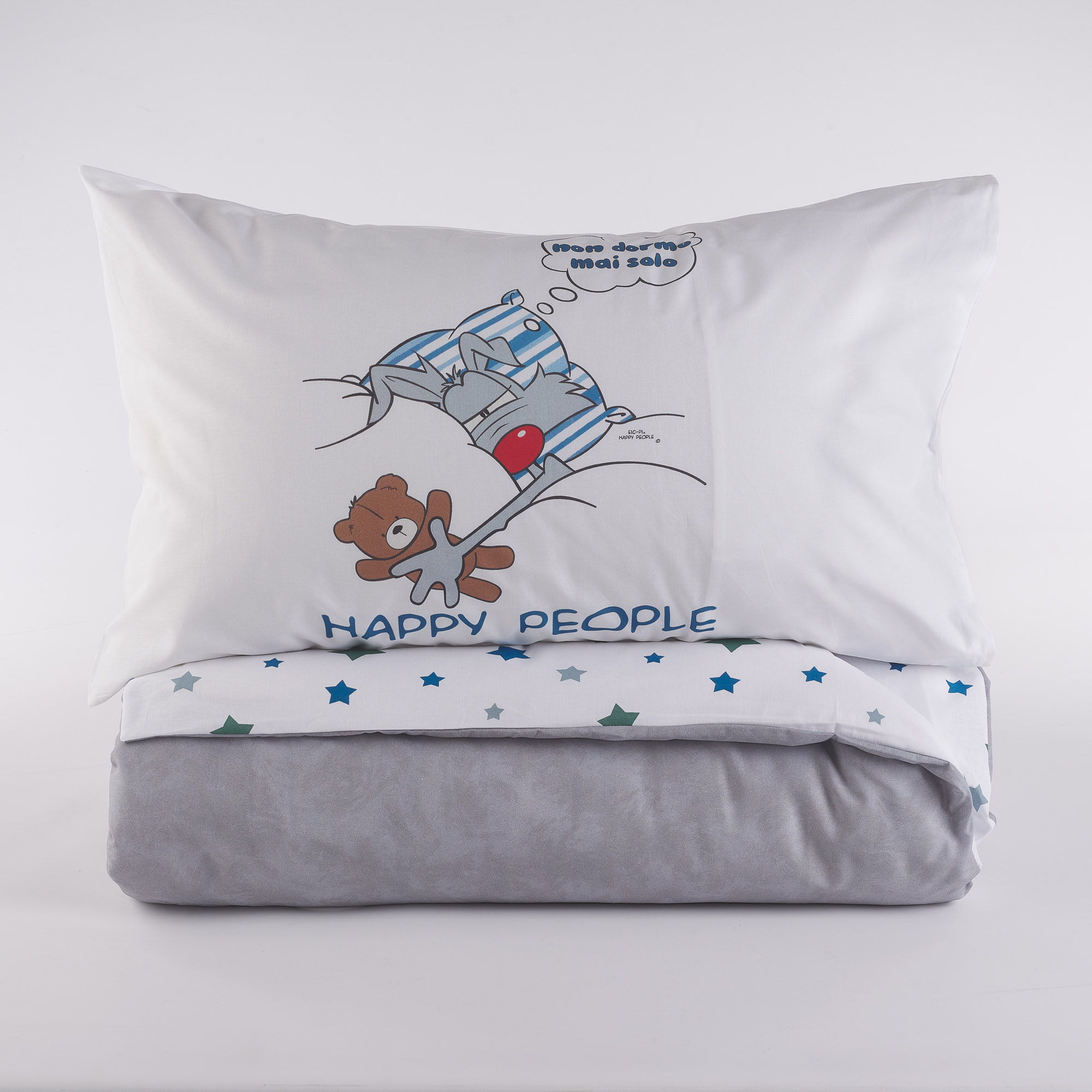 Bettbezugsset Mai Solo antracite Happy People