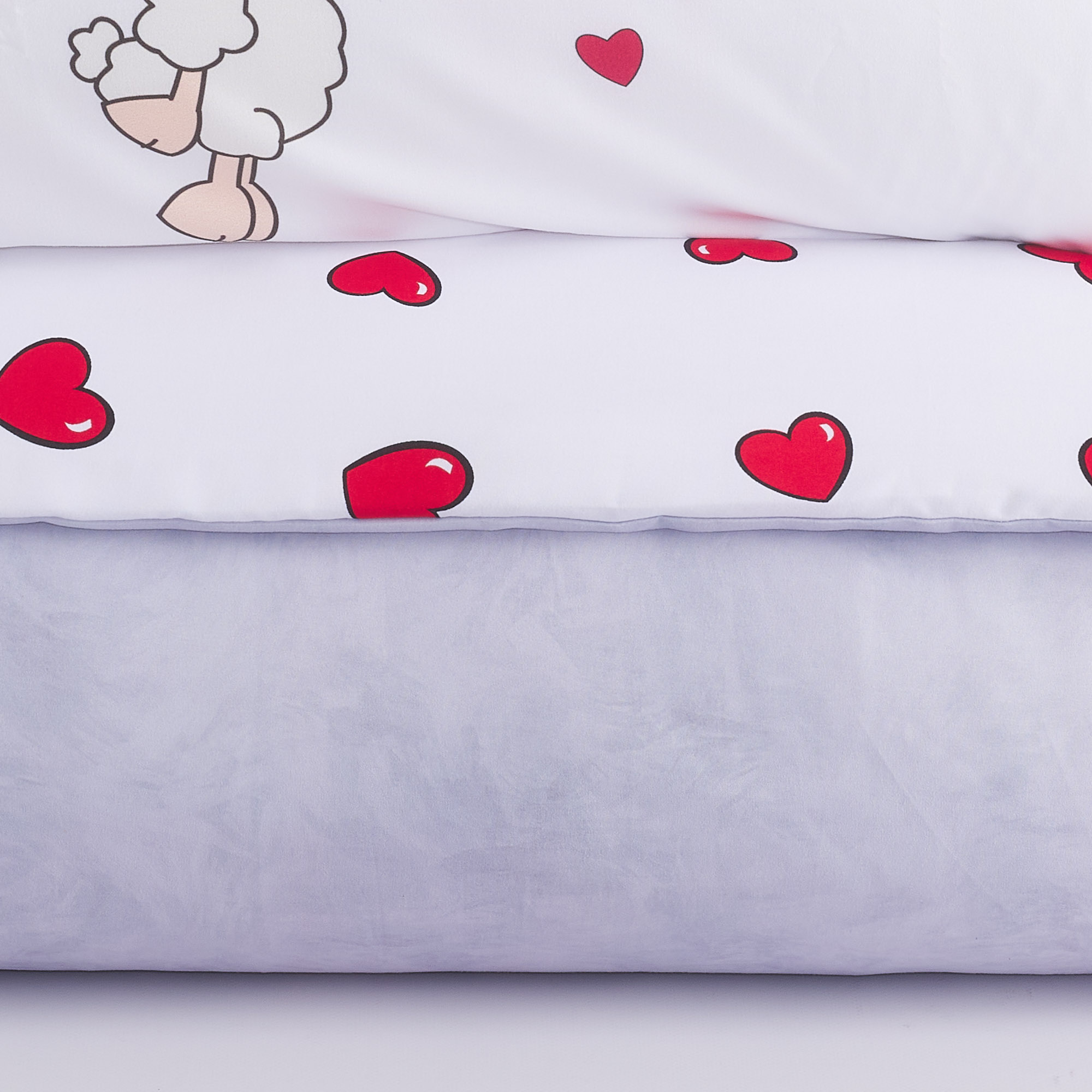 Parure Copripiumino Metti Il Cuore multicolor Happy People