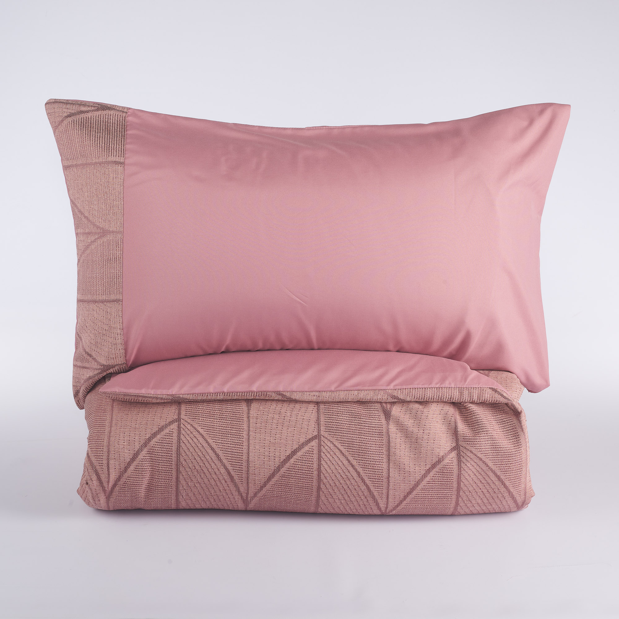 Orion comforter cover set rosa antico Via Roma 60