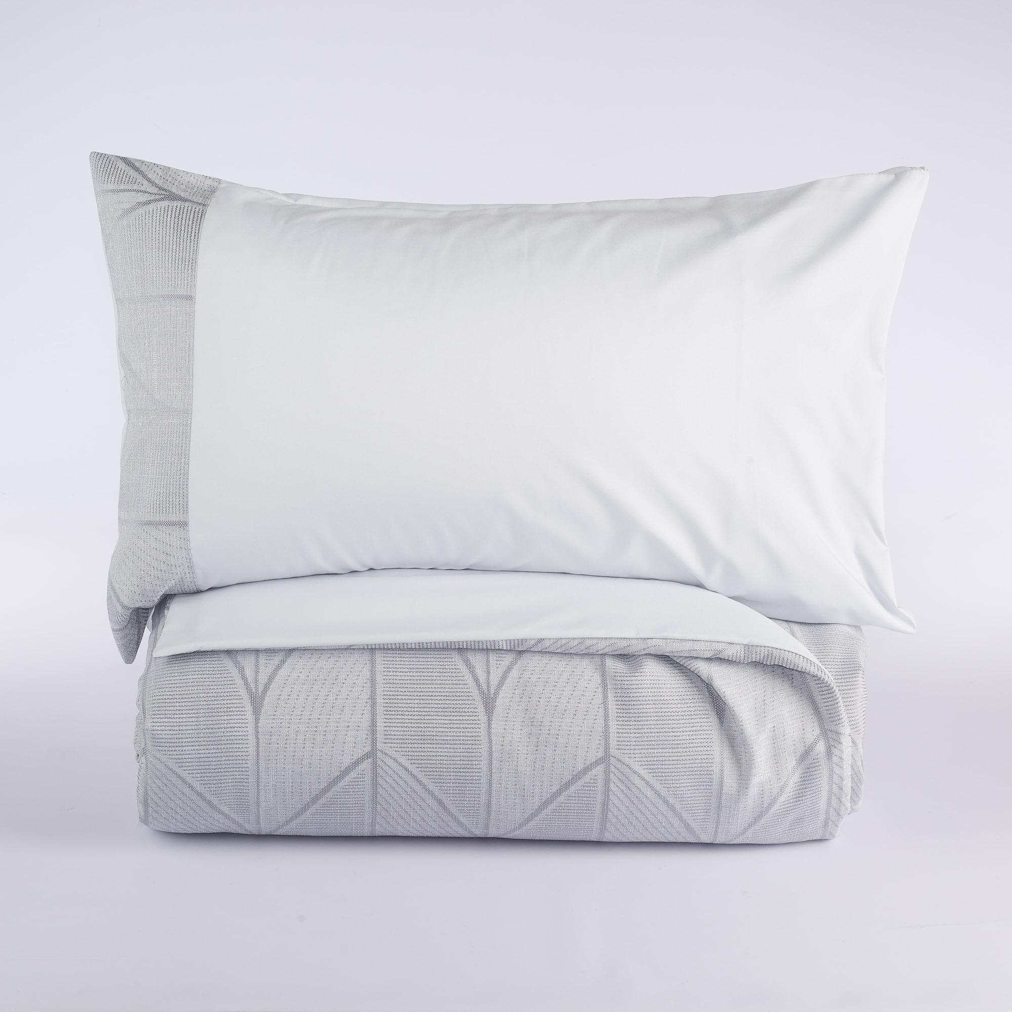 Orion comforter cover set silver Via Roma 60