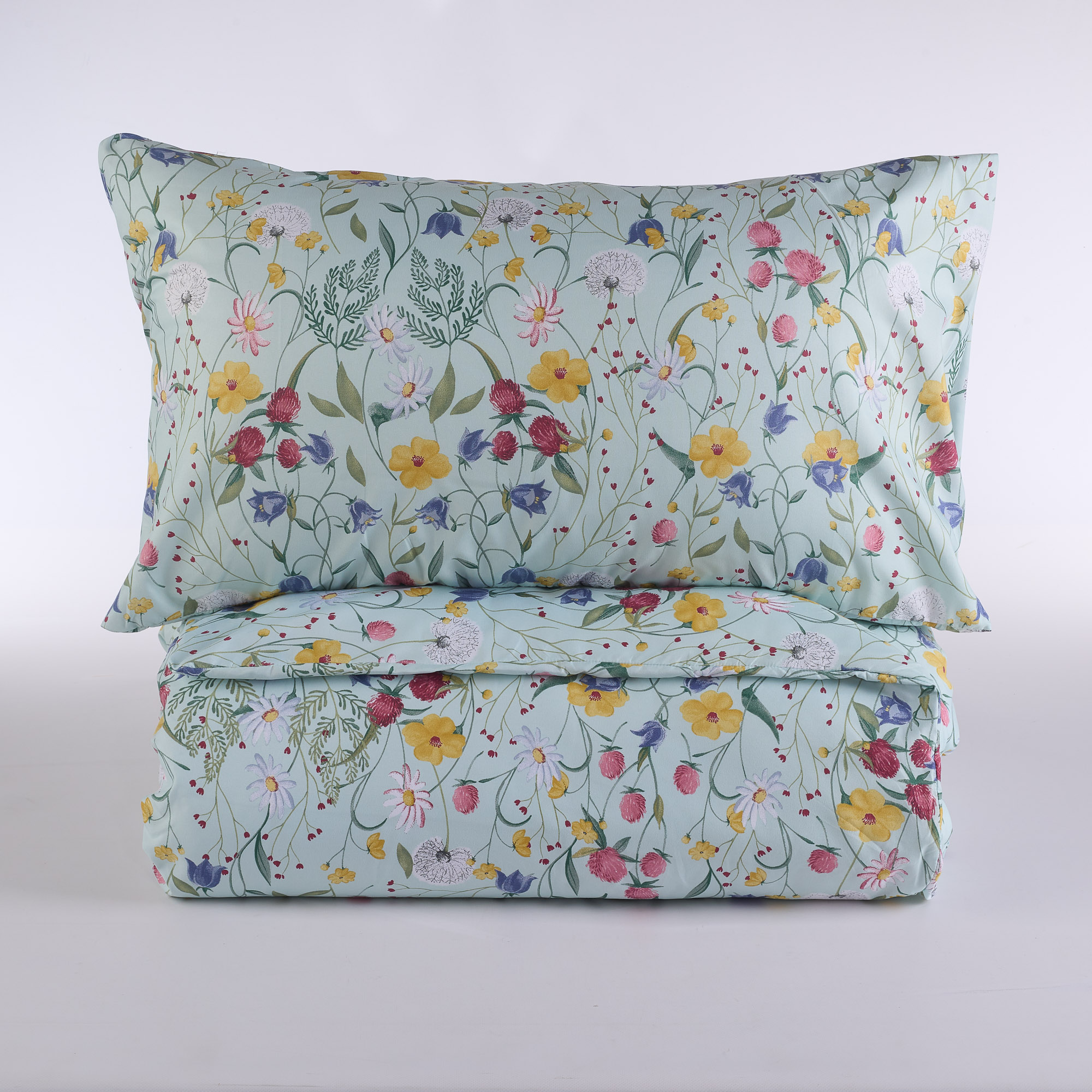 Provenzal Duvet Cover Set No Ironing  menta Maè